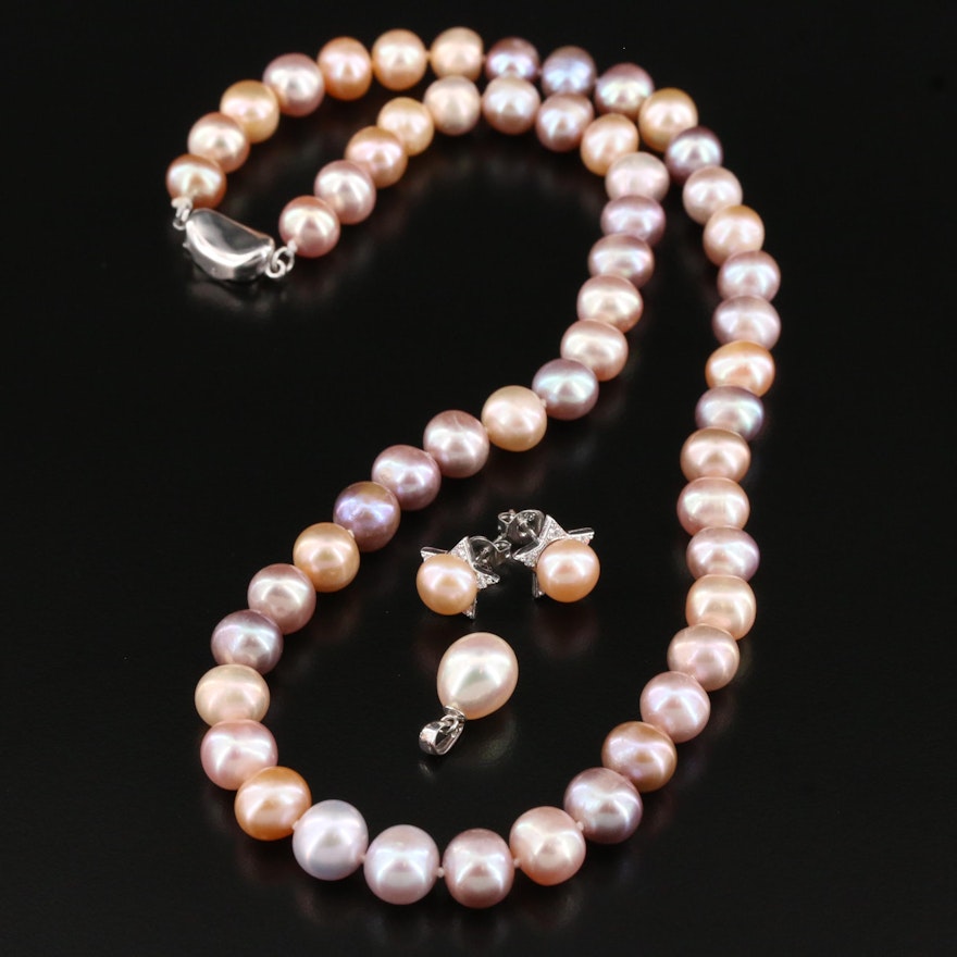 Sterling Silver Pearl Jewelry Selection