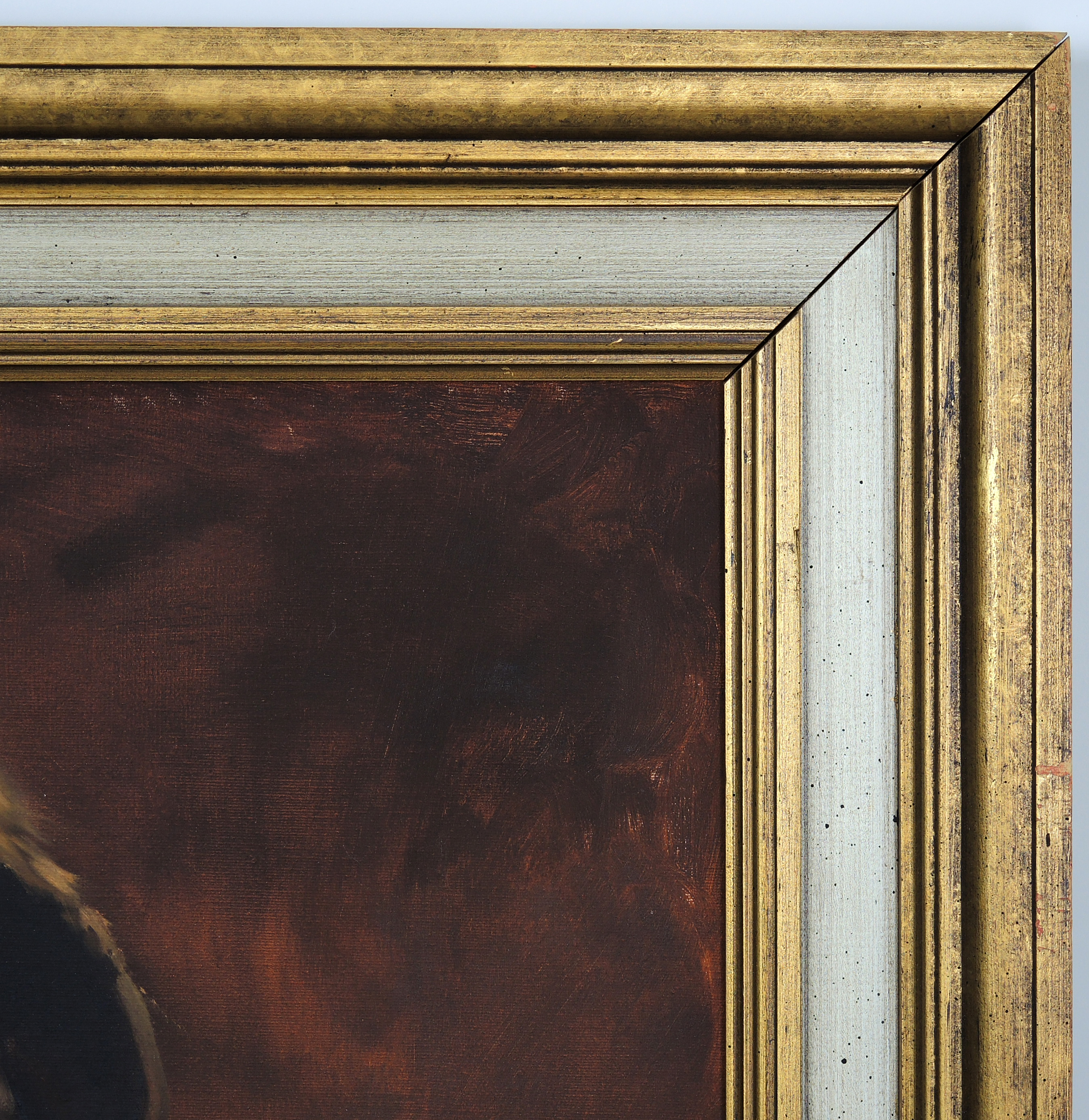 Jorge Braun Tarallo Native American Chief Oil Portrait