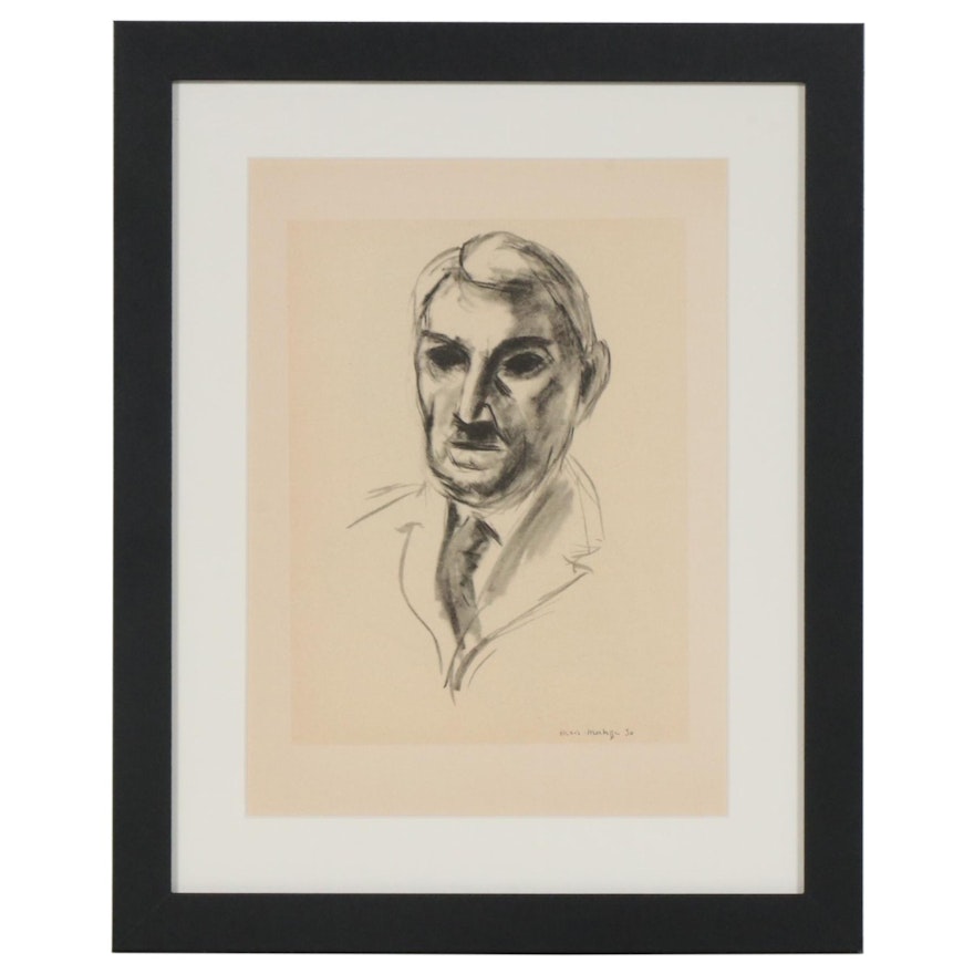 Lithograph after Henri Matisse "John Dewey", 1954