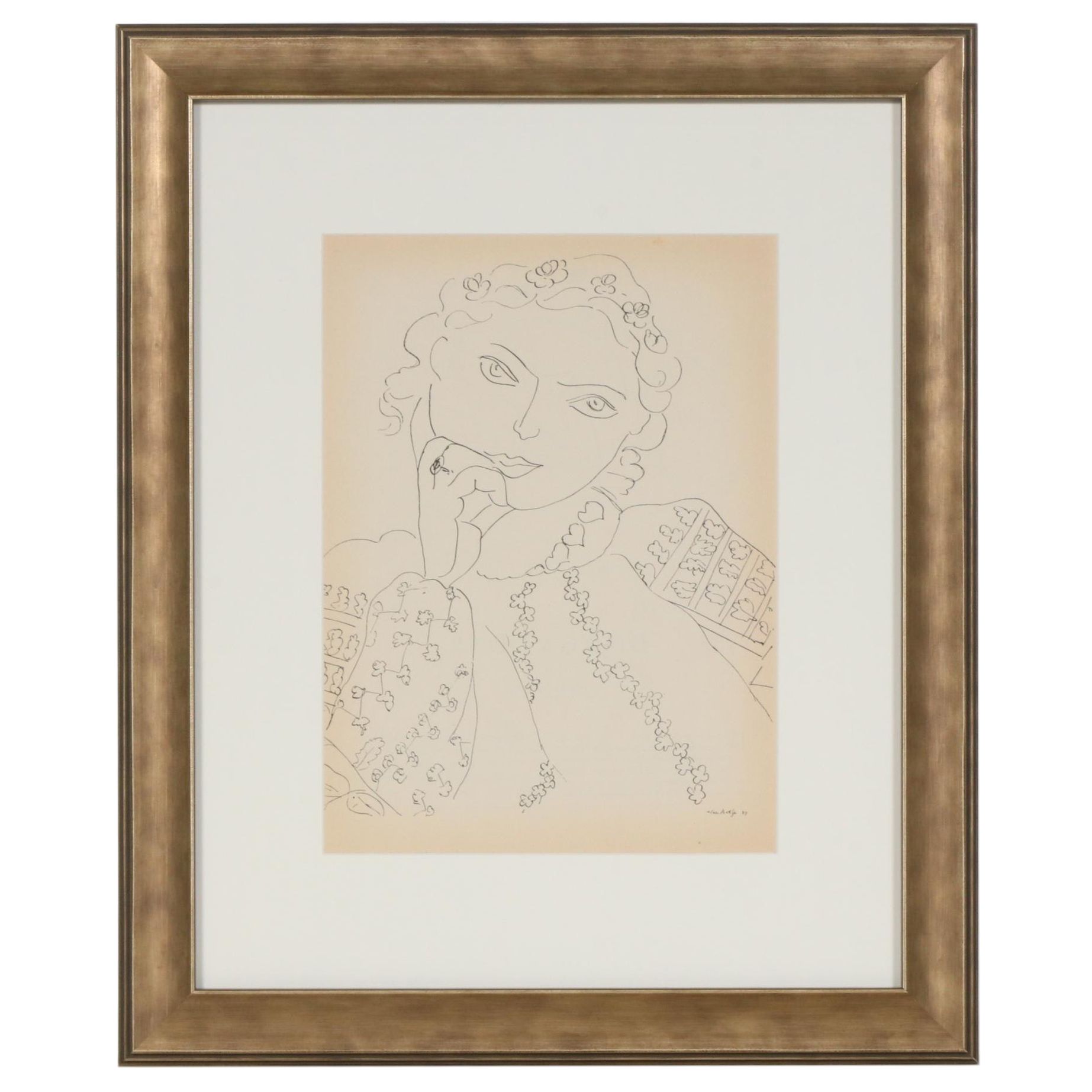 Henri Matisse Heliogravure Portrait for "Verve", 1937