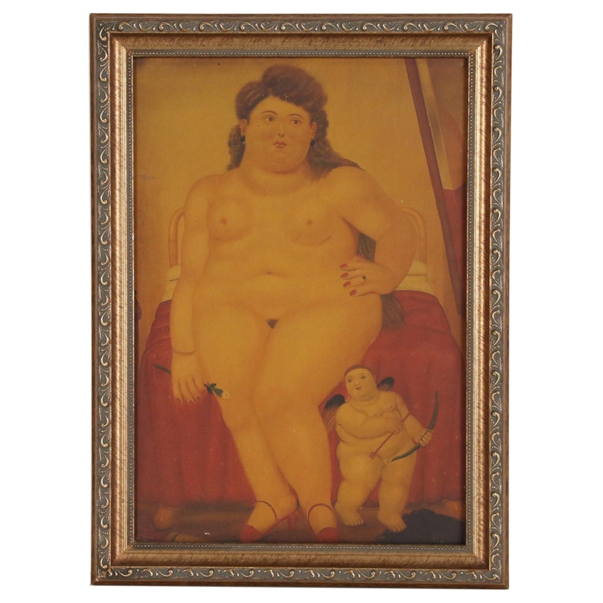 Giclée after Fernando Botero "Venus", Late 20th Century