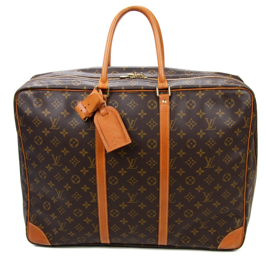 Louis Vuitton Sirius 50 Soft Sided Suitcase in Monogram Canvas