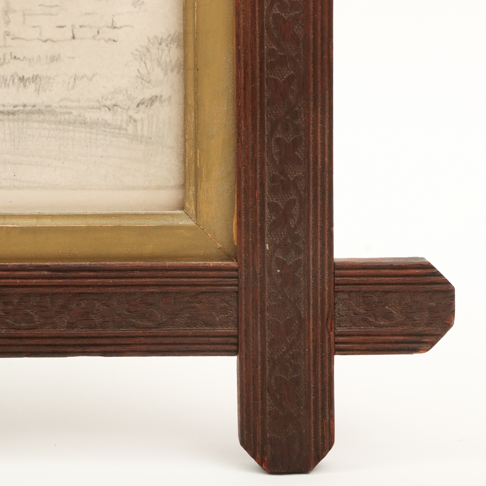 F. Kenwood Giles Graphite Drawing of Bascule Bridge, Circa 1955