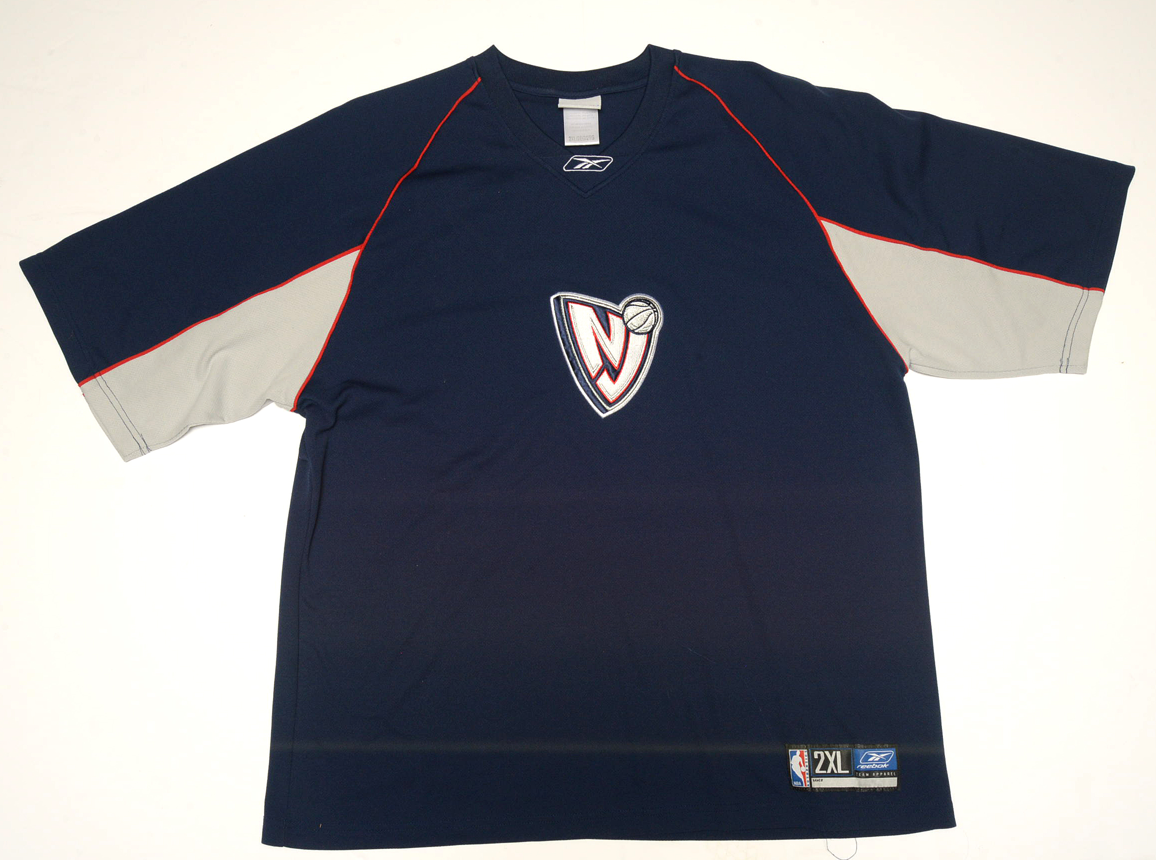 Nets Adidas and Reebok NBA Basketball Team Apparel, Warm-Up, Shirt and Pins