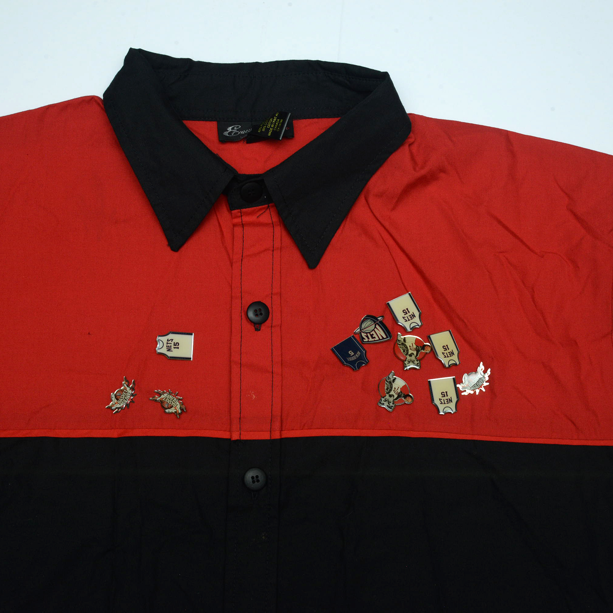 Nets Adidas and Reebok NBA Basketball Team Apparel, Warm-Up, Shirt and Pins