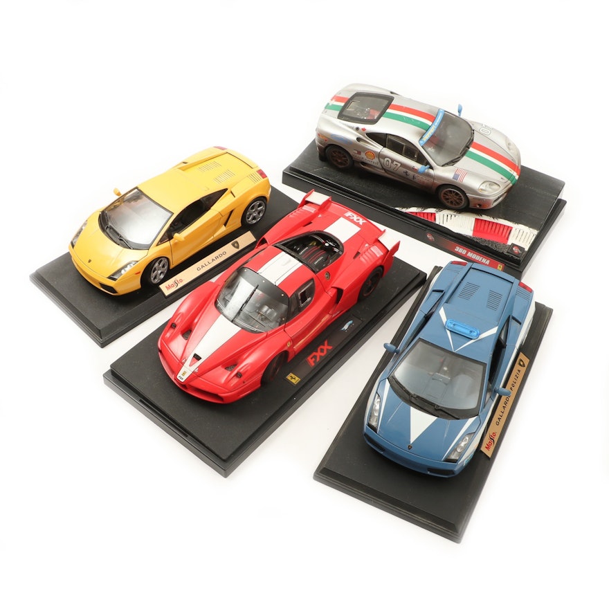 Maisto and Mattel Hot Wheels Replica Diecast Sport Cars