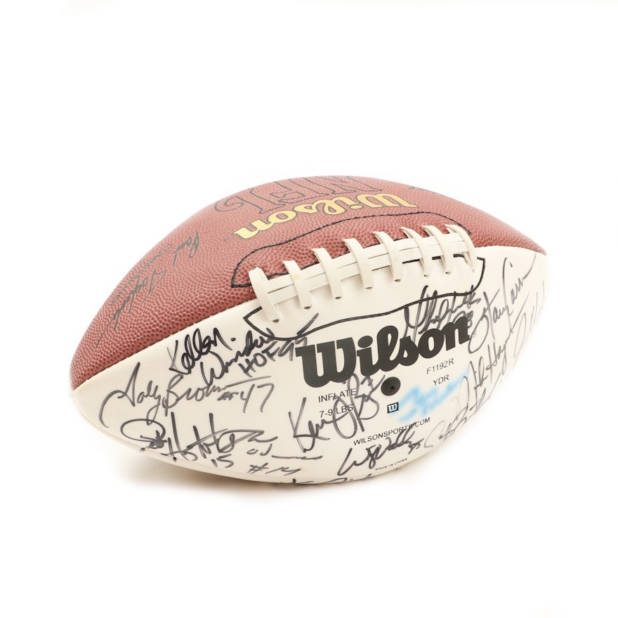 NFL Cadillac Golf Classic 2000-01 Football Signed with Joe Theismann