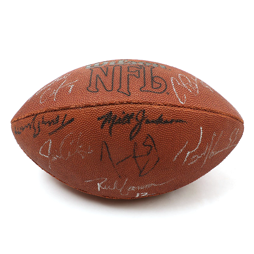 Wilson NFL Cadillac Classic Autographed Football with Ron Jaworski