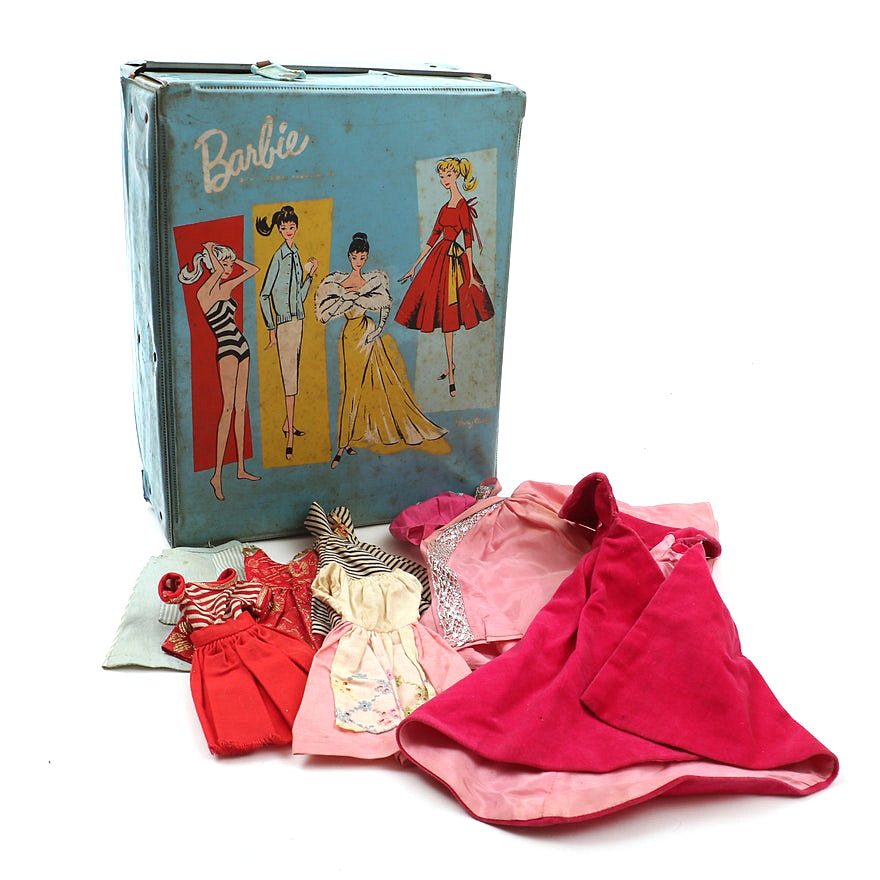 Barbie Case and Clothing, 1960s