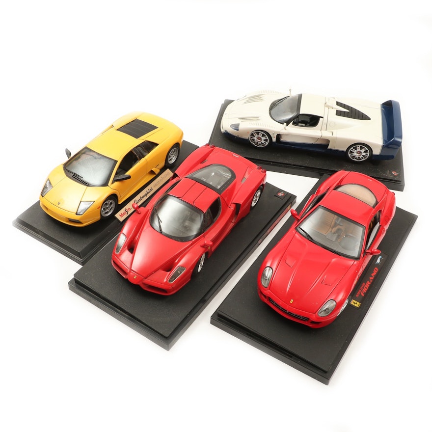 Maisto and Mattel Diecast Cars