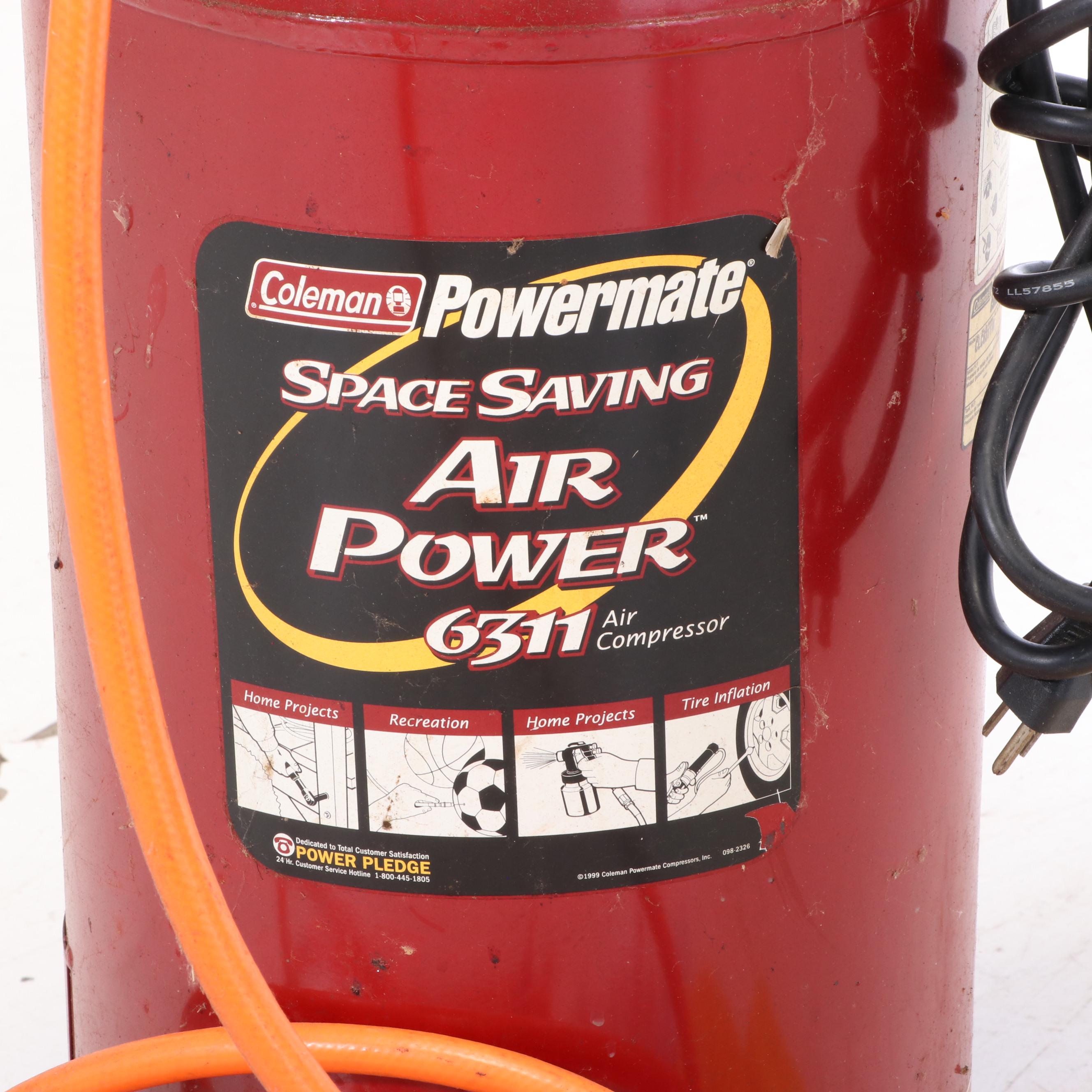 Coleman "Powermate" Model 6311 Air Compressor