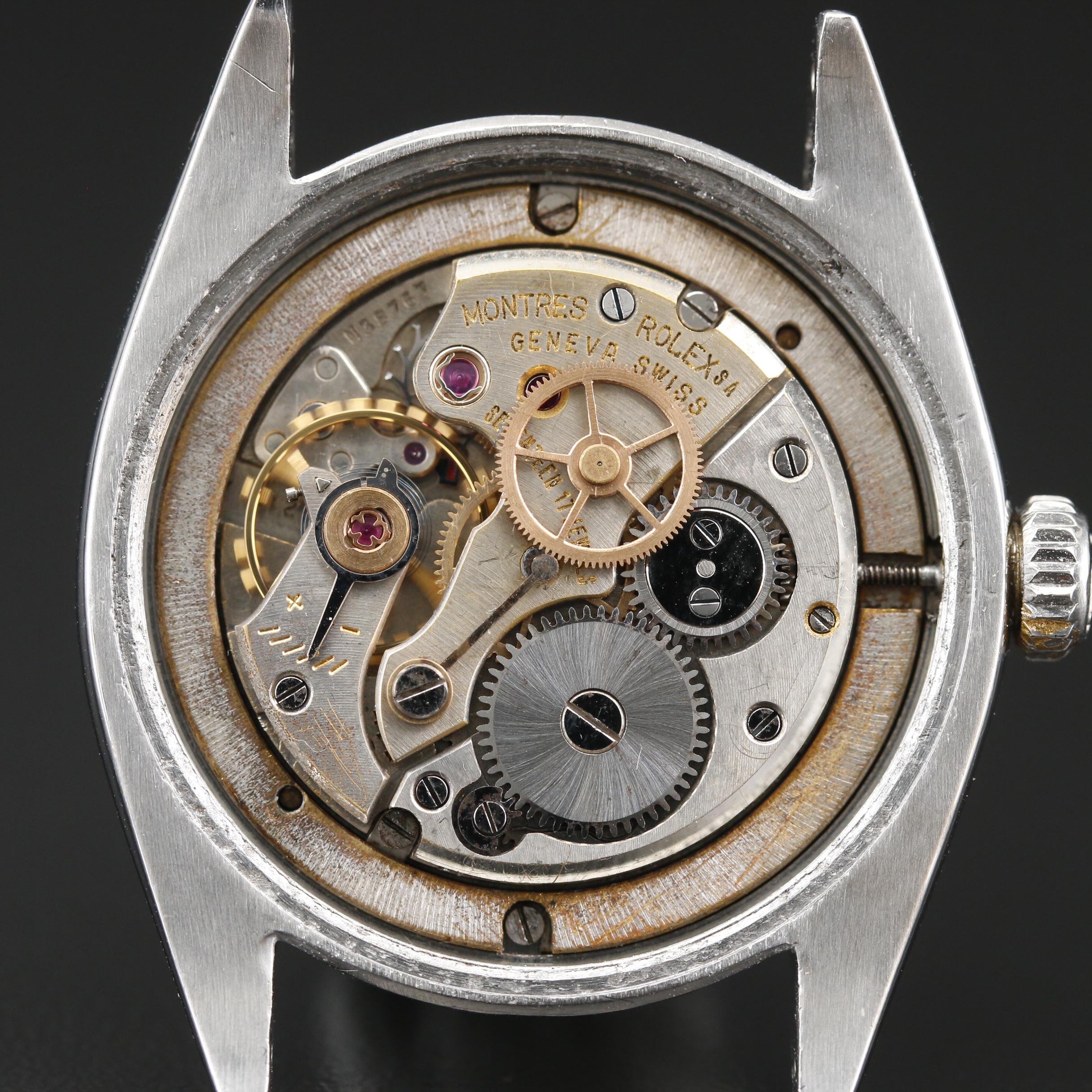 1964 Rolex "Oysterdate" 14K and Stainless Steel Stem Wind Watch