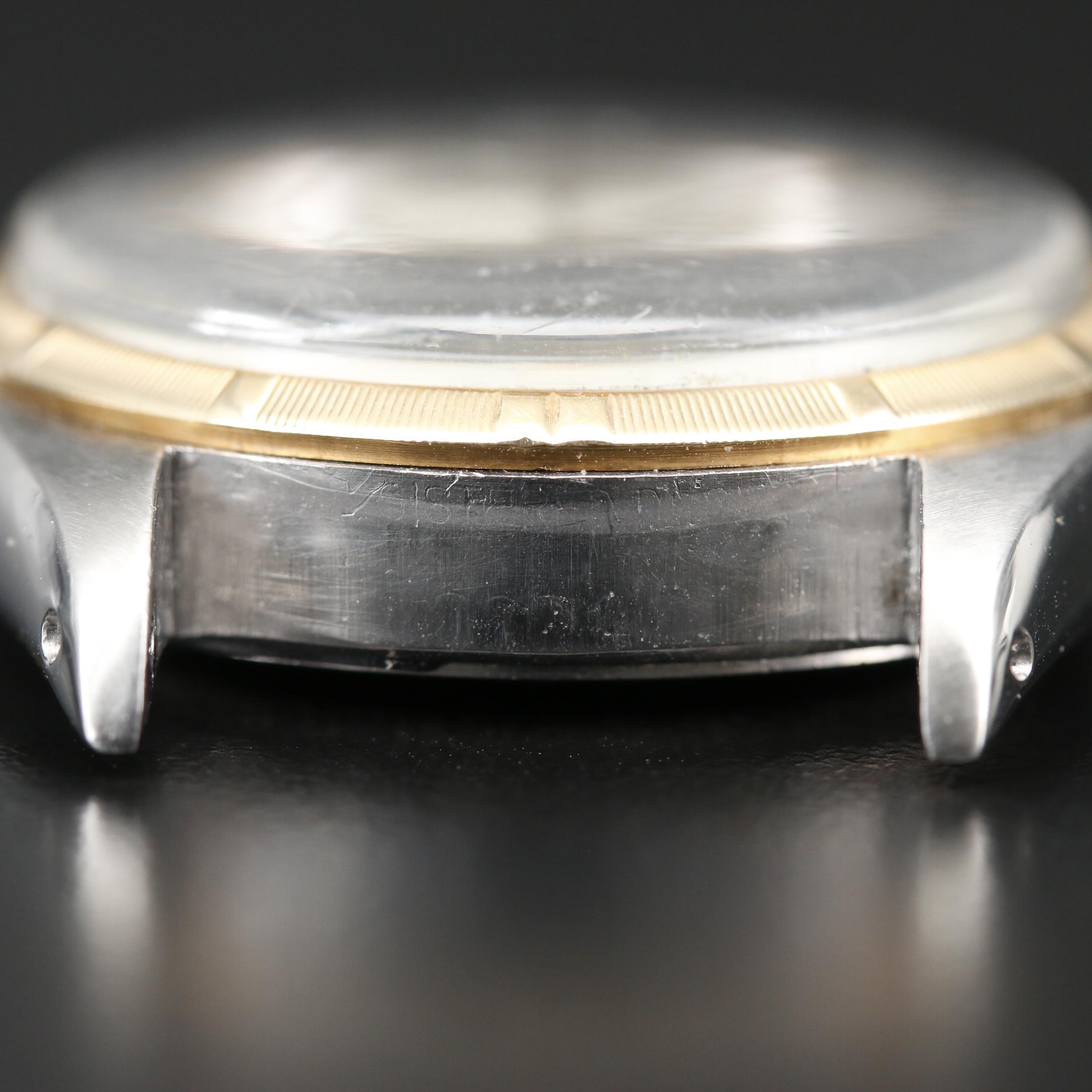 1964 Rolex "Oysterdate" 14K and Stainless Steel Stem Wind Watch