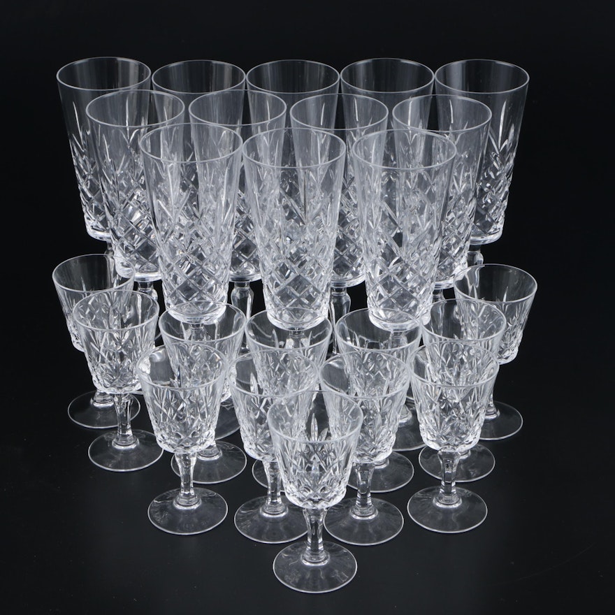 Lenox Glass Champagne Flutes and Cordials