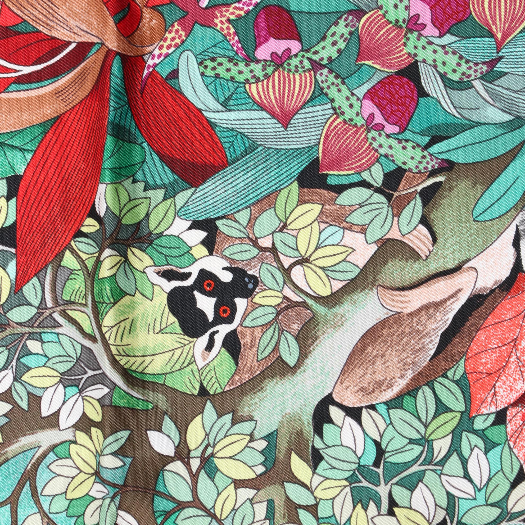 Hermès "Au Coeur de la Vie" Silk Scarf