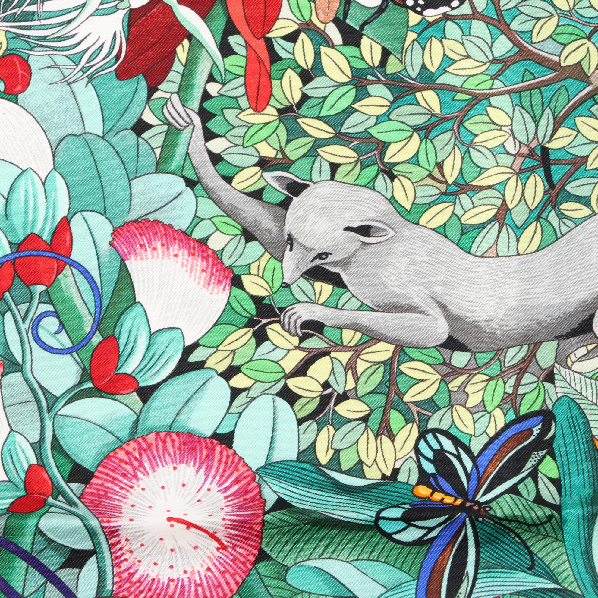 Hermès "Au Coeur de la Vie" Silk Scarf