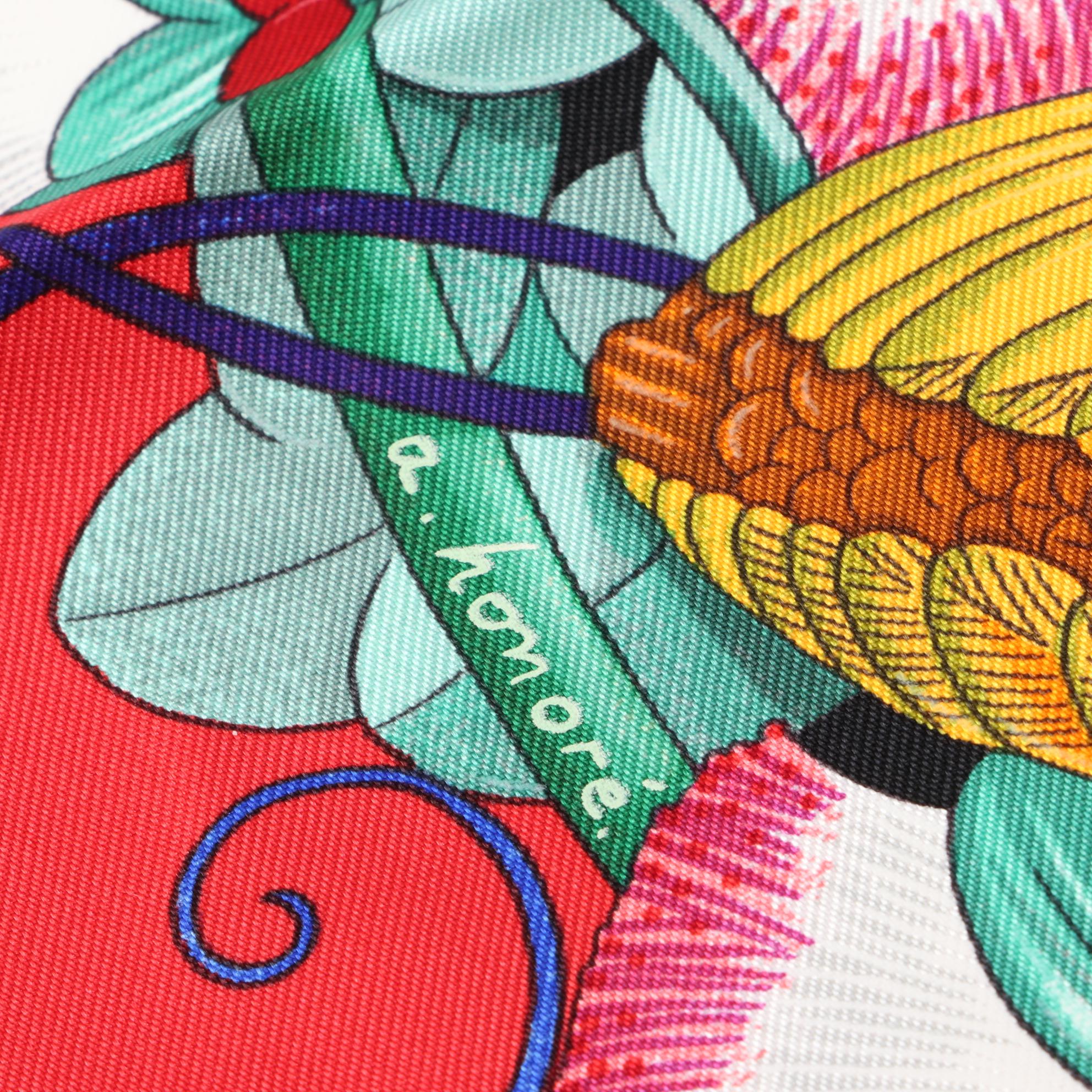 Hermès "Au Coeur de la Vie" Silk Scarf