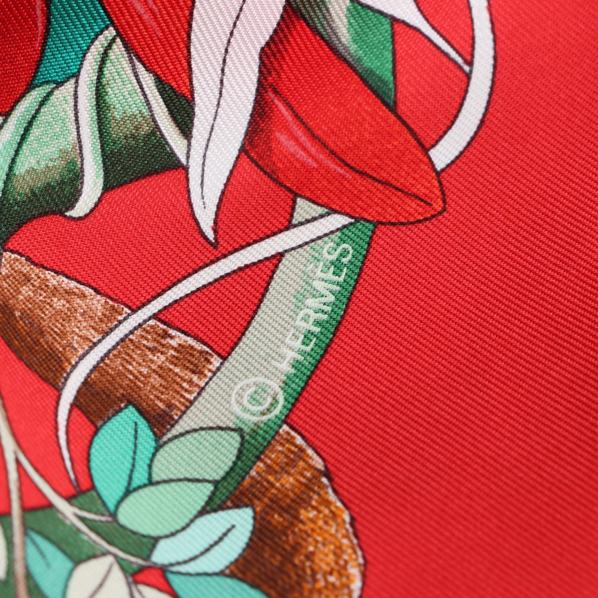 Hermès "Au Coeur de la Vie" Silk Scarf