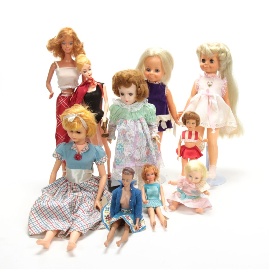 1960s and 1970s Dolls including Barbie, Susie Cute, Miss Sweetheart and More