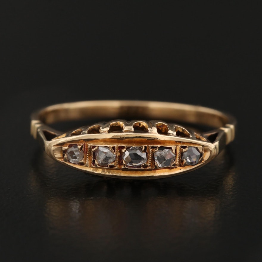 Victorian 18K Diamond Ring