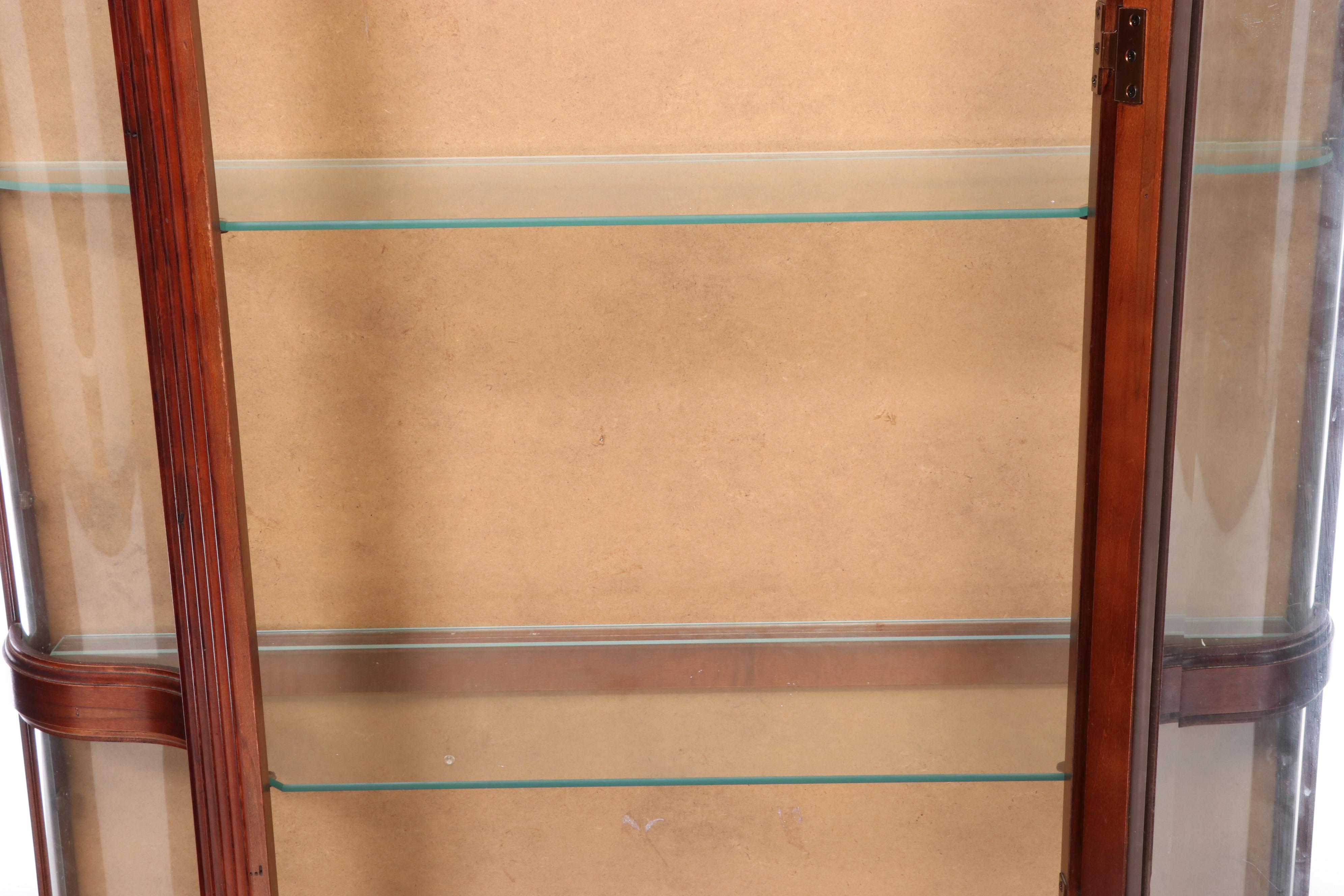 Glass Front Illuminated Display Cabinet, Late 20th Century