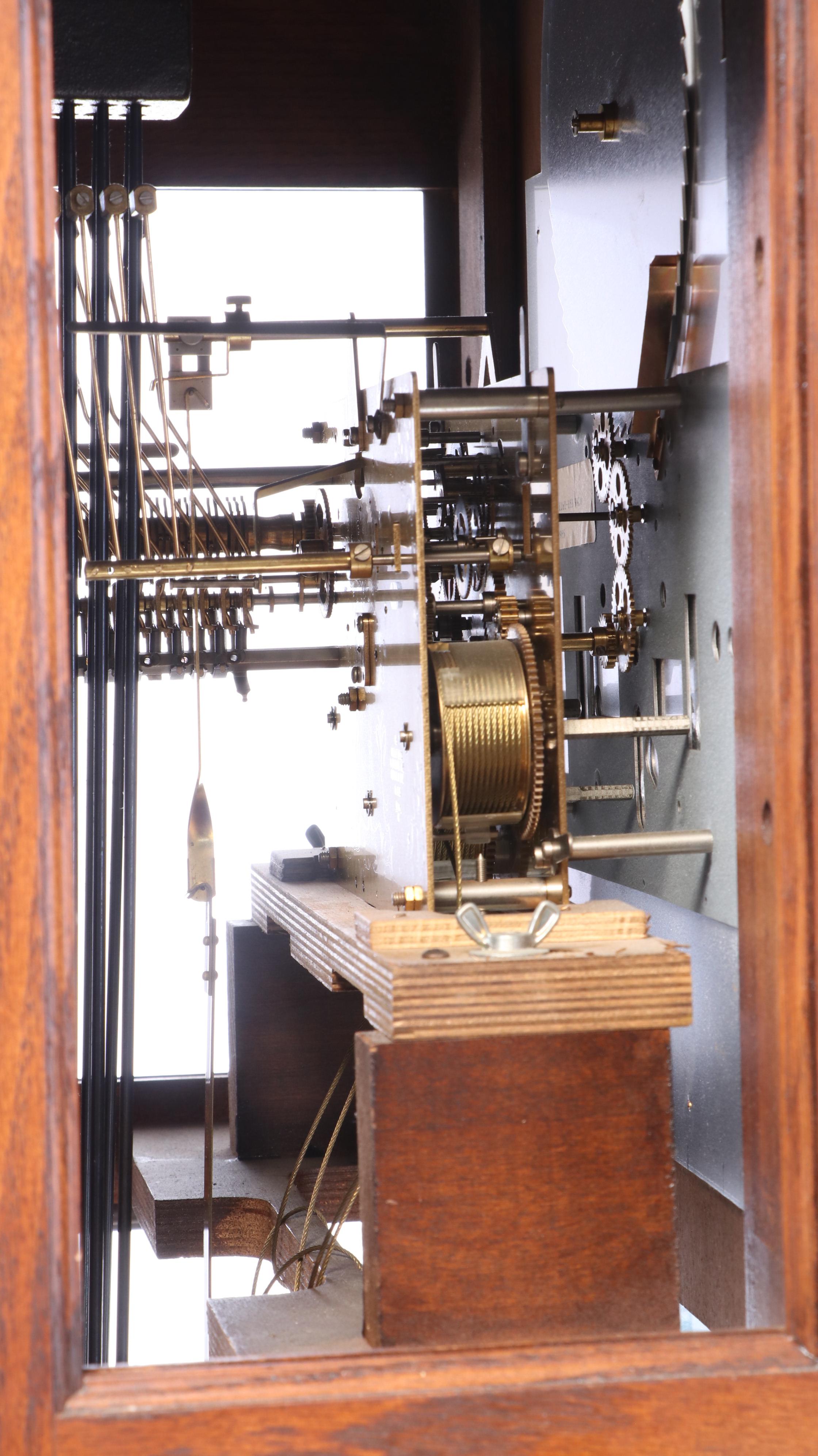 Ridgeway Oak Grandfather Clock with Moon Phase Dial, Mid to Late 20th Century