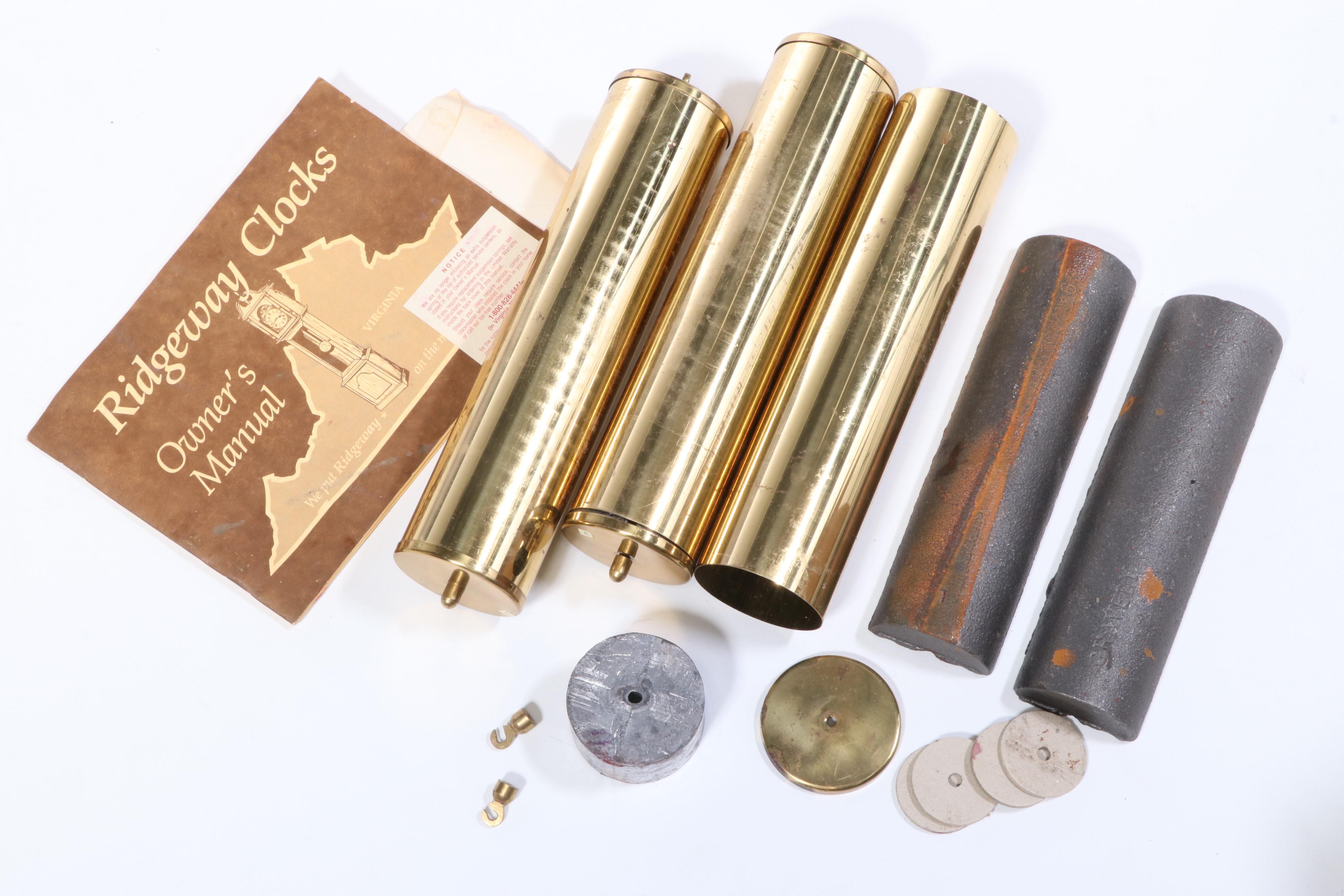 Ridgeway Oak Grandfather Clock with Moon Phase Dial, Mid to Late 20th Century