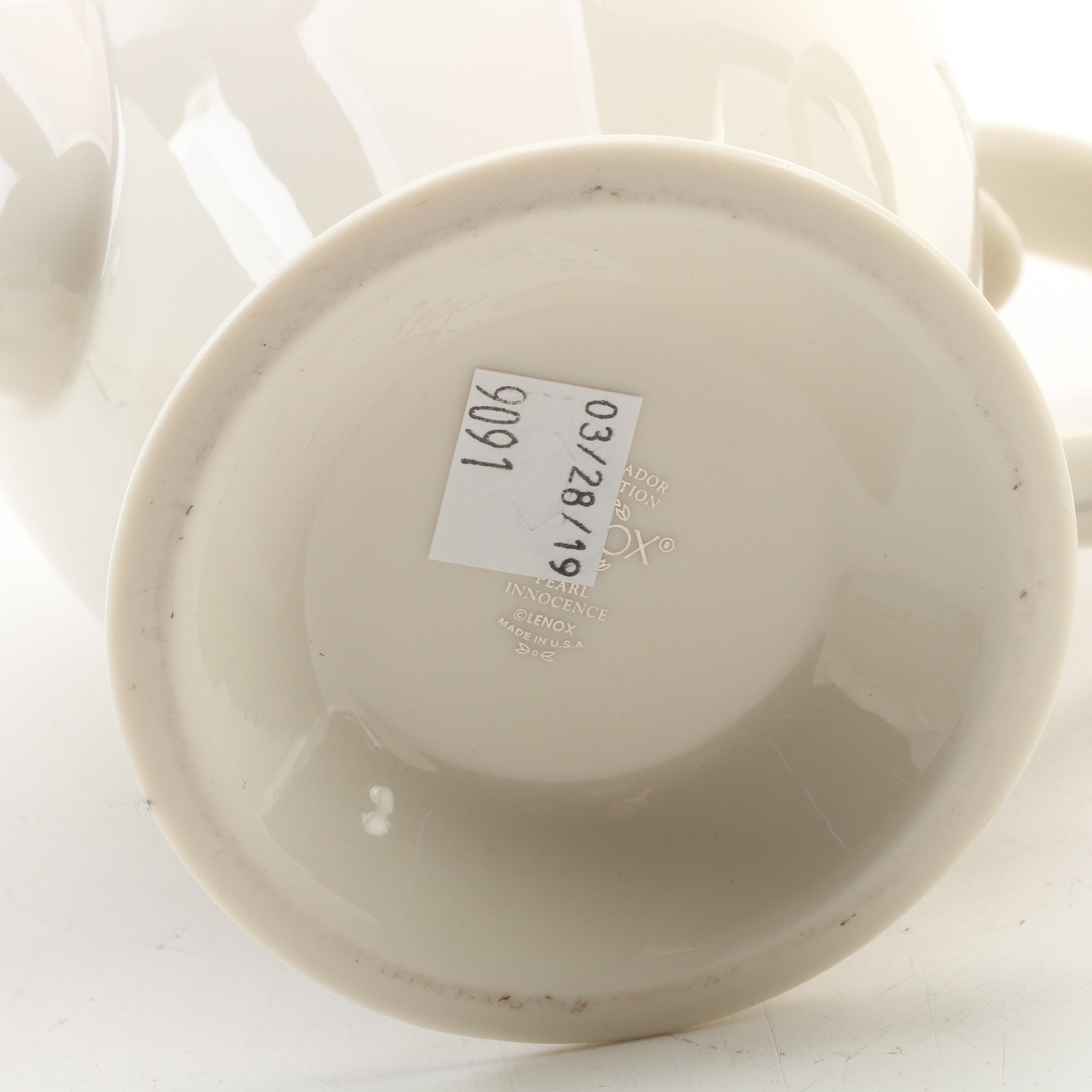 Lenox Ambassador Collection "Pearl Innocence" Bone China Dinnerware