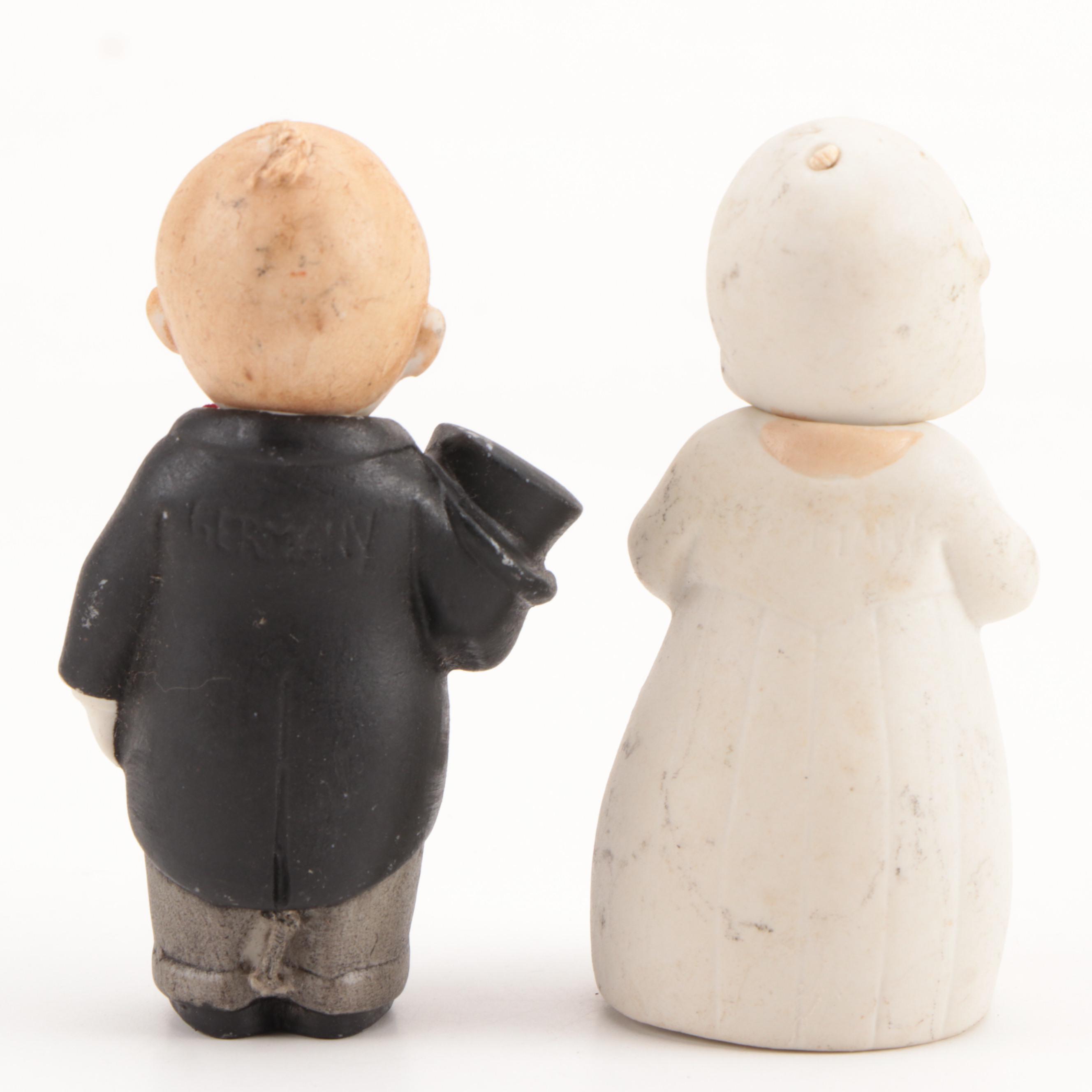 Armand Marseille "Dream Baby 341" and Other Bisque Figurines, Early 20th Century