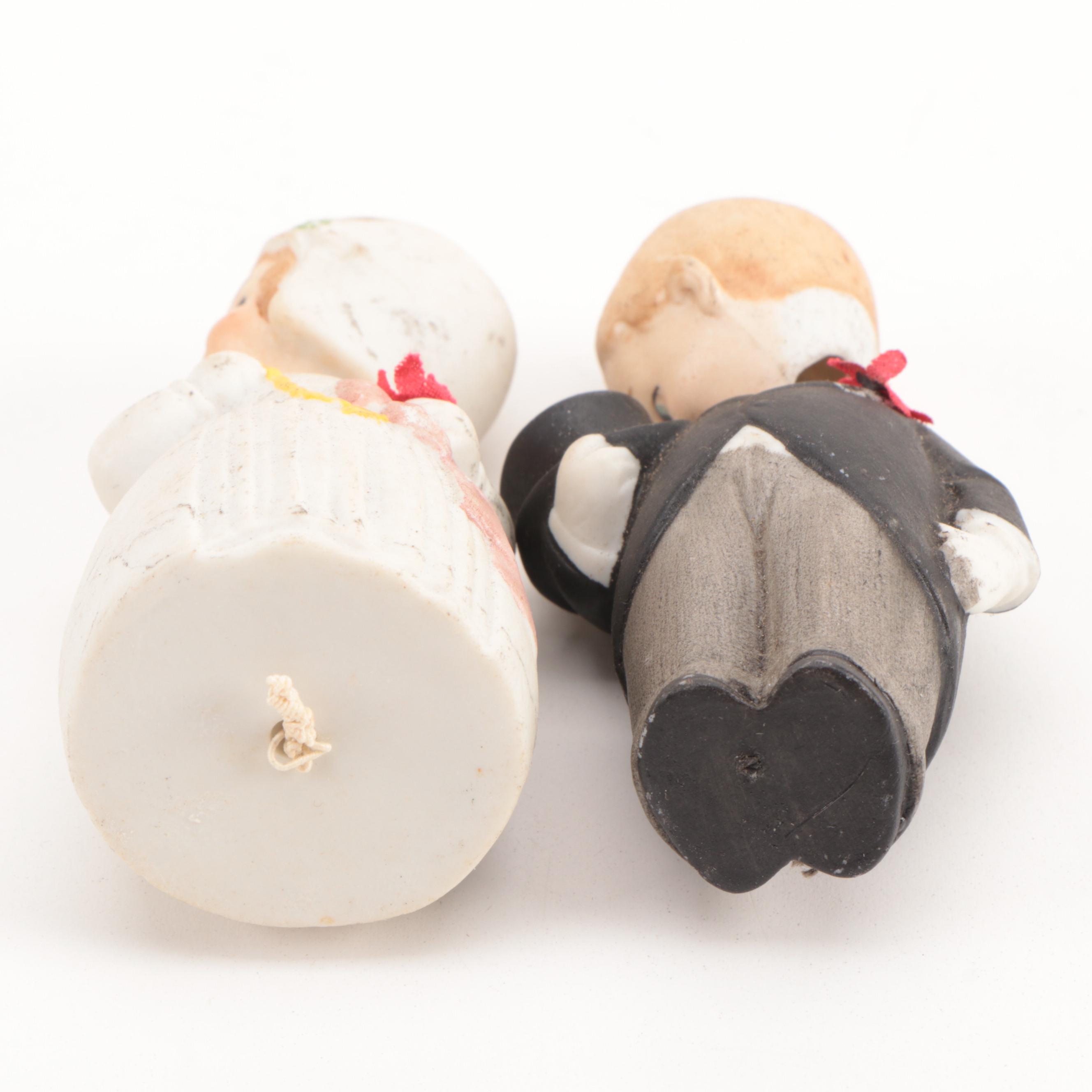 Armand Marseille "Dream Baby 341" and Other Bisque Figurines, Early 20th Century