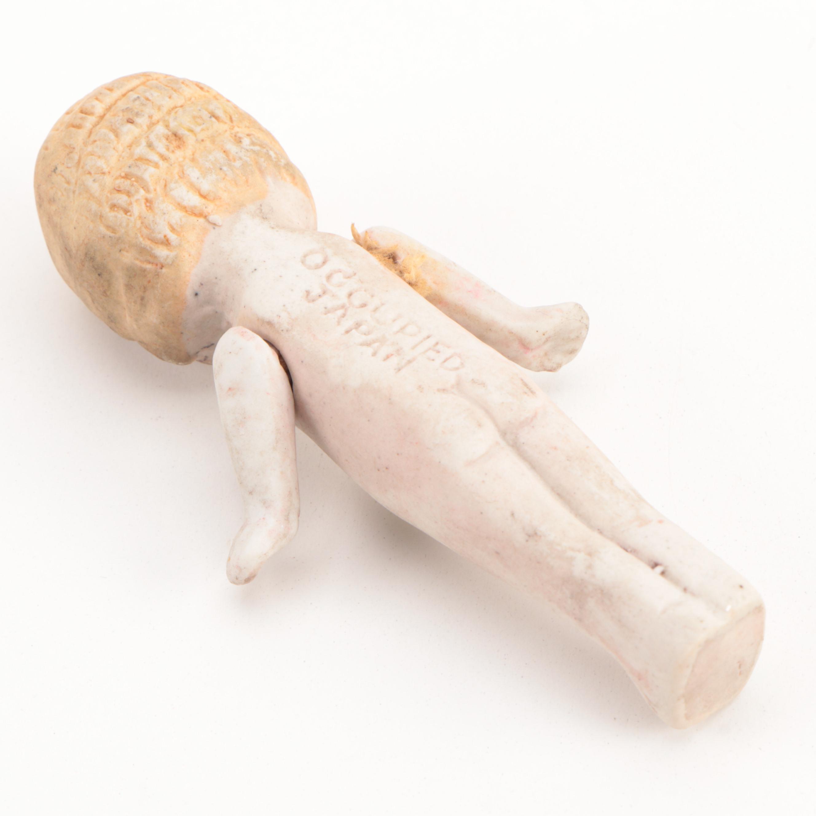 Armand Marseille "Dream Baby 341" and Other Bisque Figurines, Early 20th Century