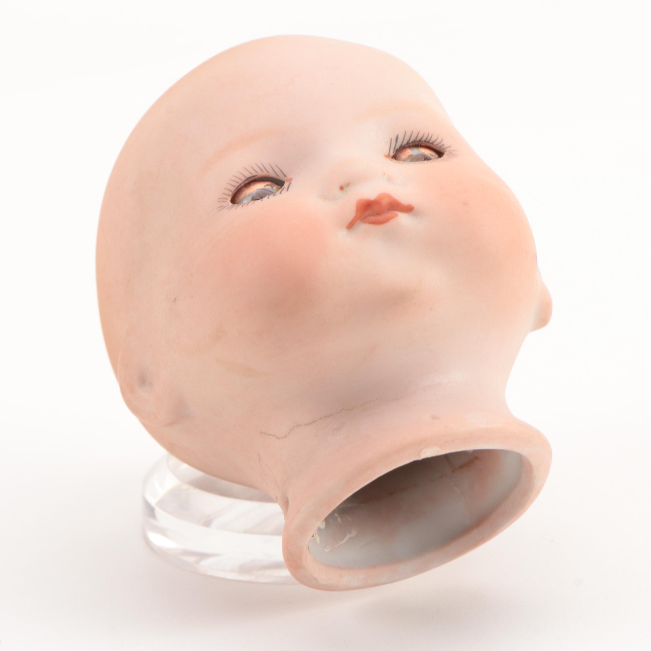 Armand Marseille "Dream Baby 341" and Other Bisque Figurines, Early 20th Century