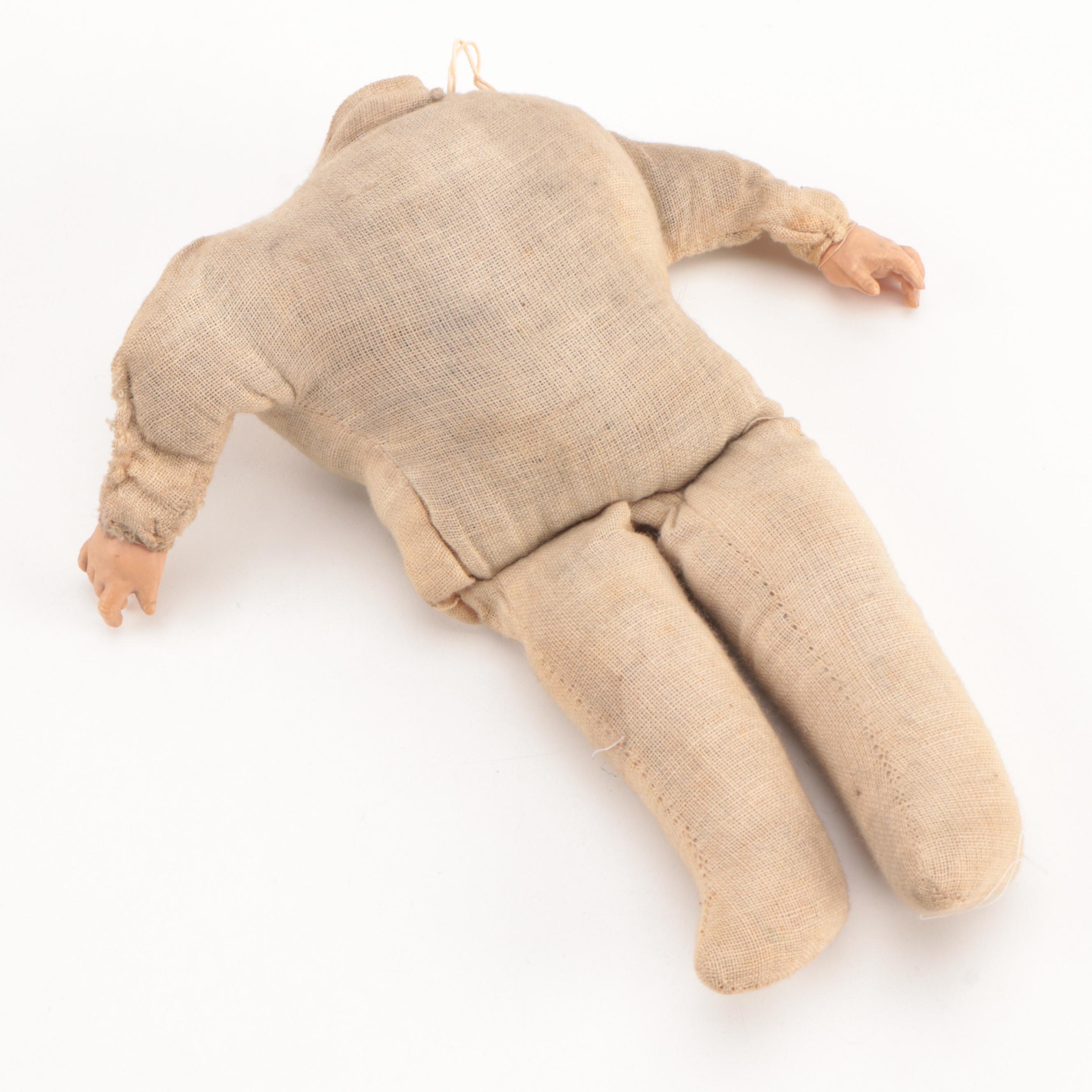 Armand Marseille "Dream Baby 341" and Other Bisque Figurines, Early 20th Century