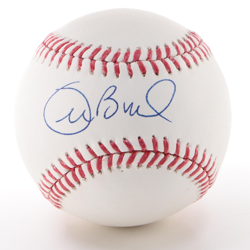 Radio/TV Announcer Joe Buck Signed Rawlings Major League Baseball