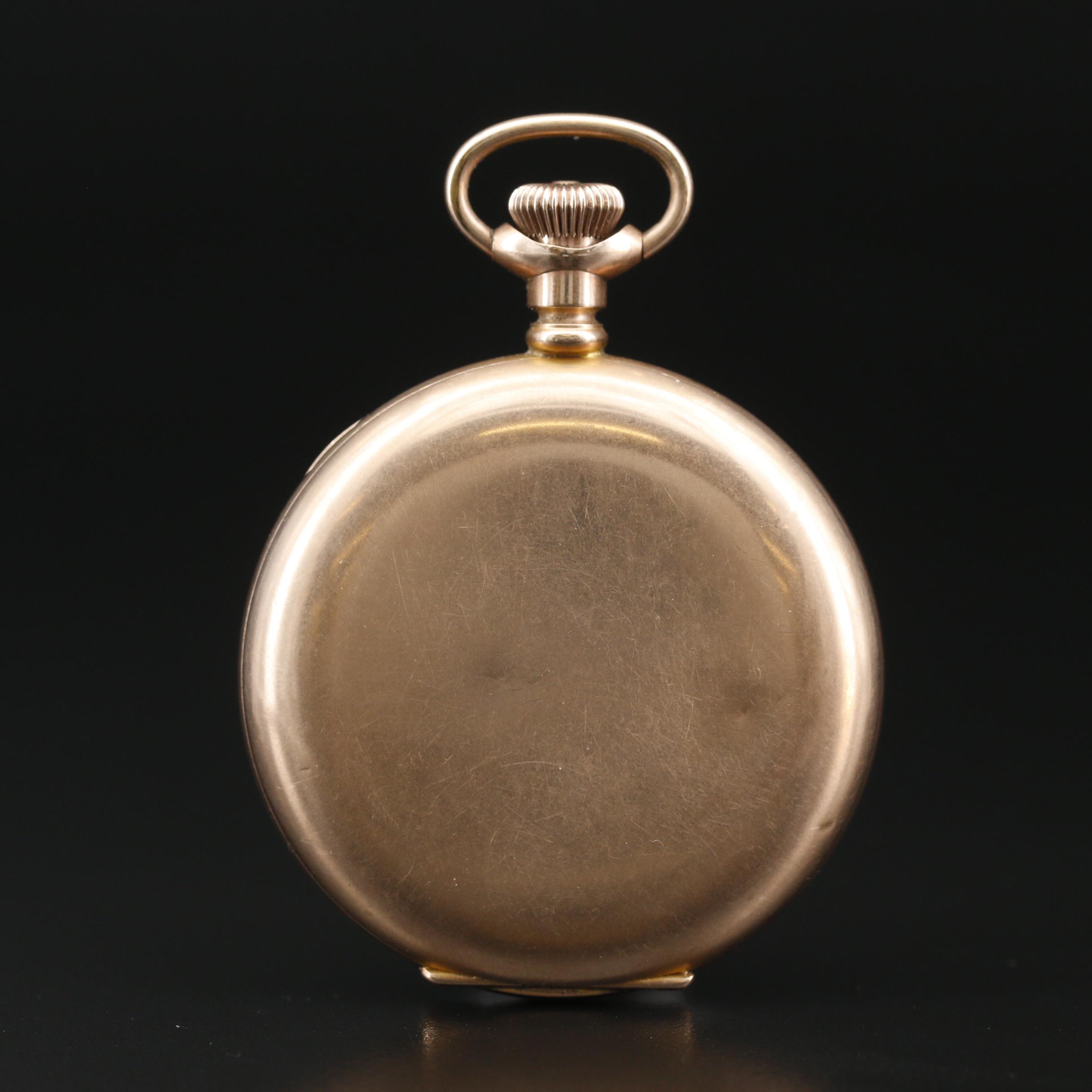 1901 Waltham Gold Filled Hunting Case Pocket Watch