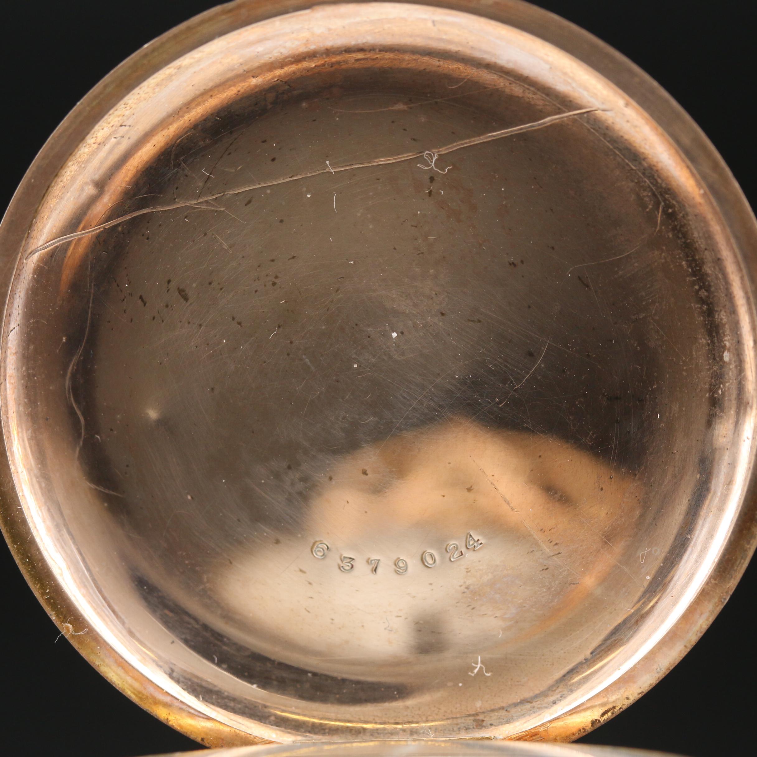 1901 Waltham Gold Filled Hunting Case Pocket Watch