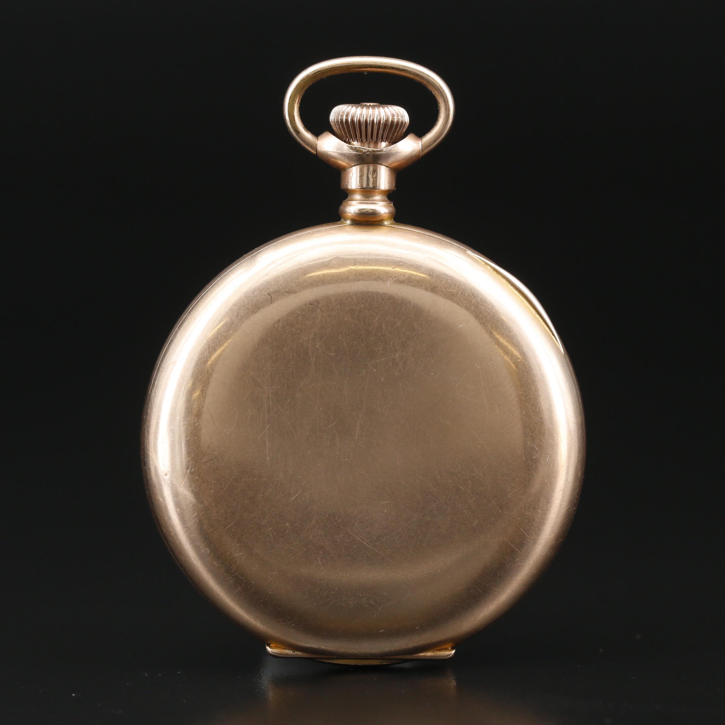 1901 Waltham Gold Filled Hunting Case Pocket Watch