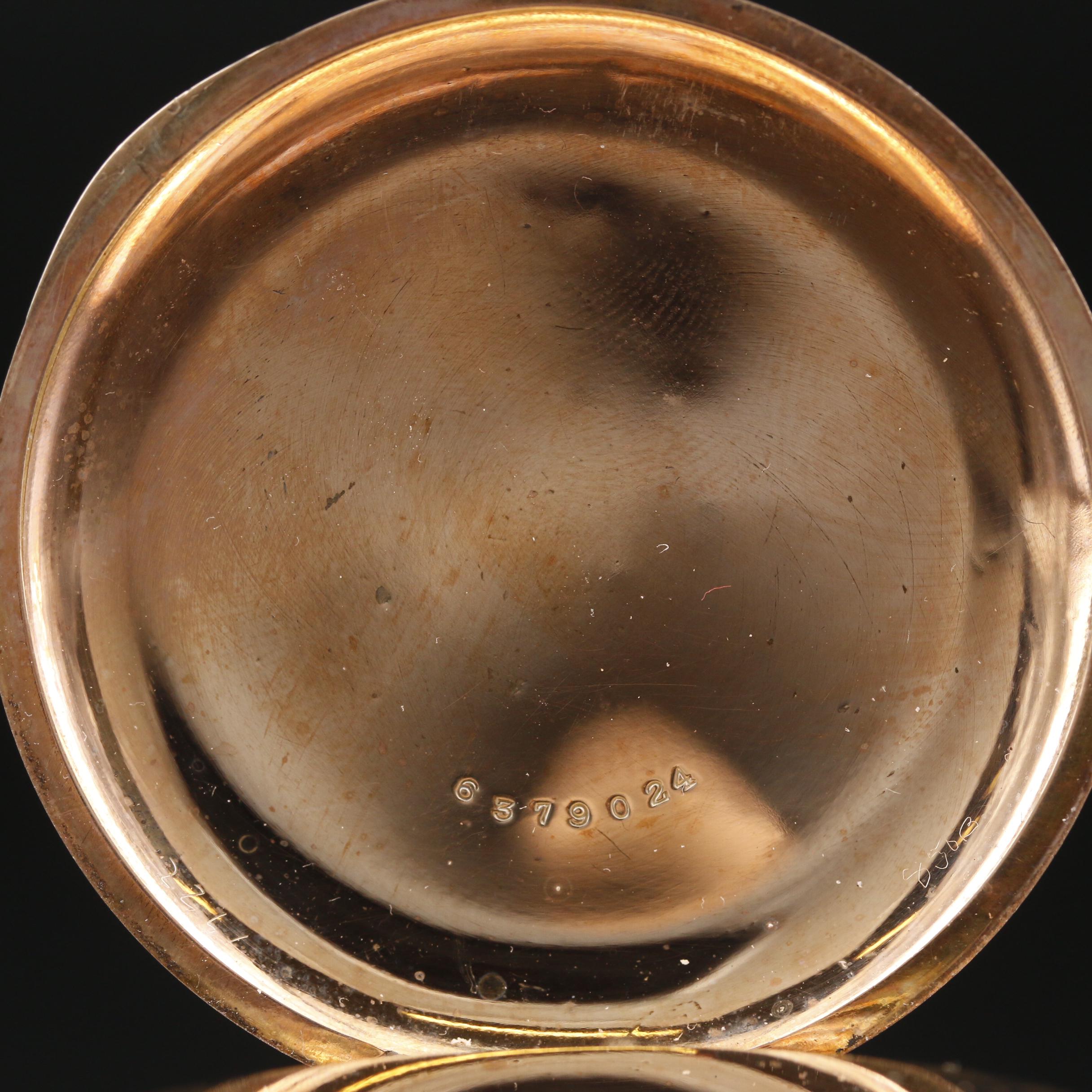 1901 Waltham Gold Filled Hunting Case Pocket Watch