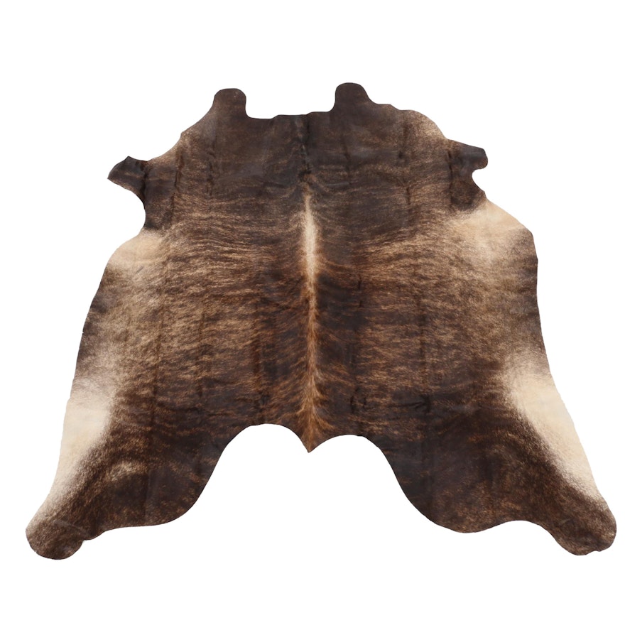 6'1 x 6'2 Natural Cowhide Area Rug