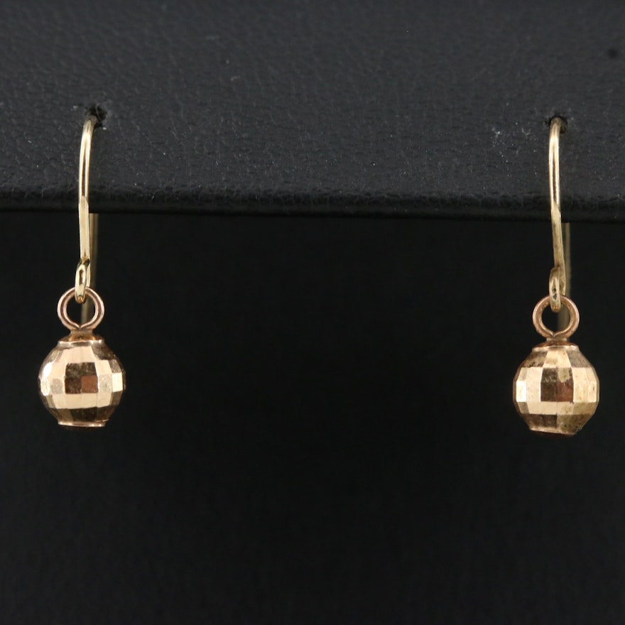 Michael Anthony 14K Faceted Drop Earrings