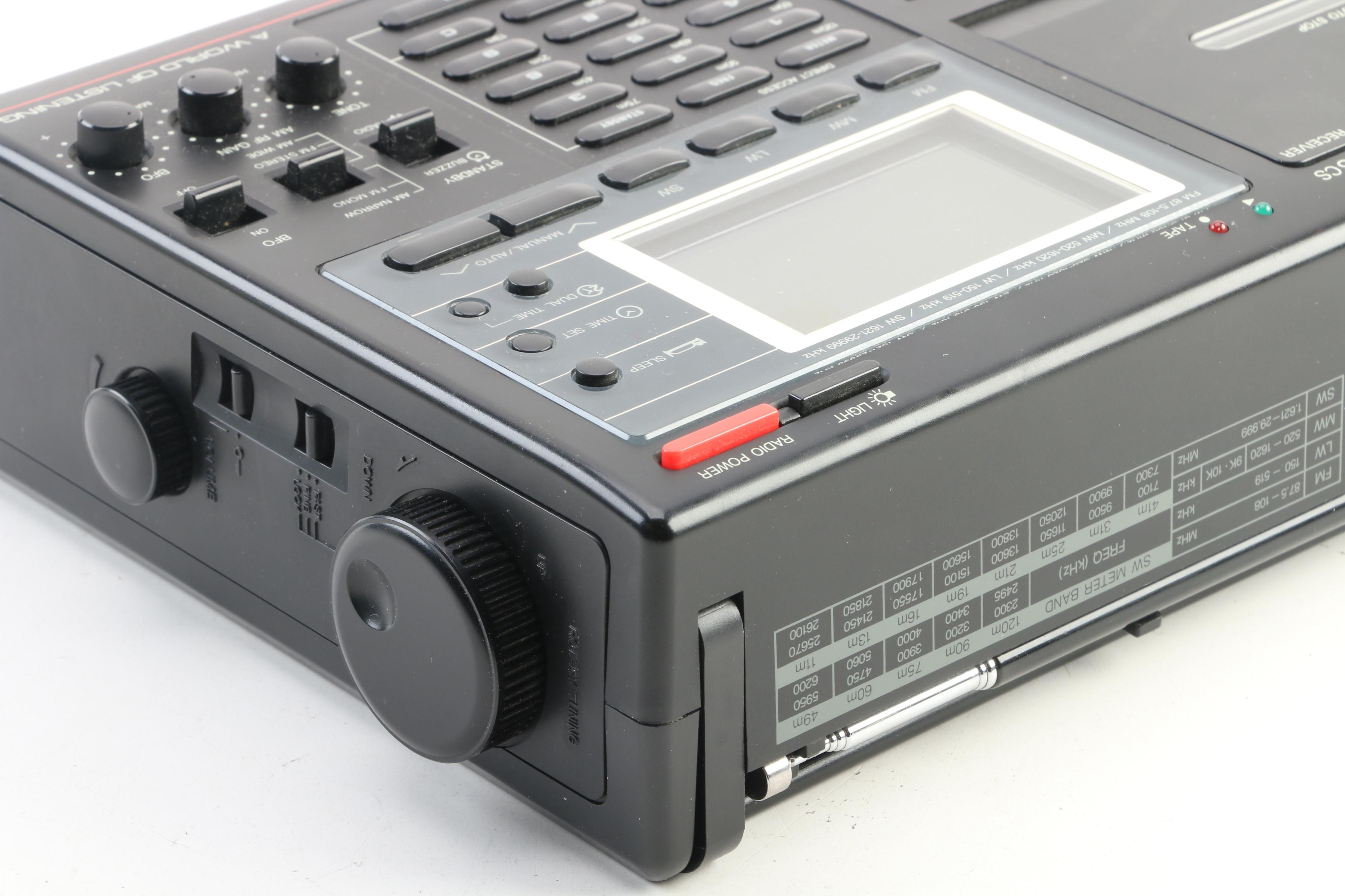 Sangean ATS 818cs FM Stereo Cassette World Receiver Radio