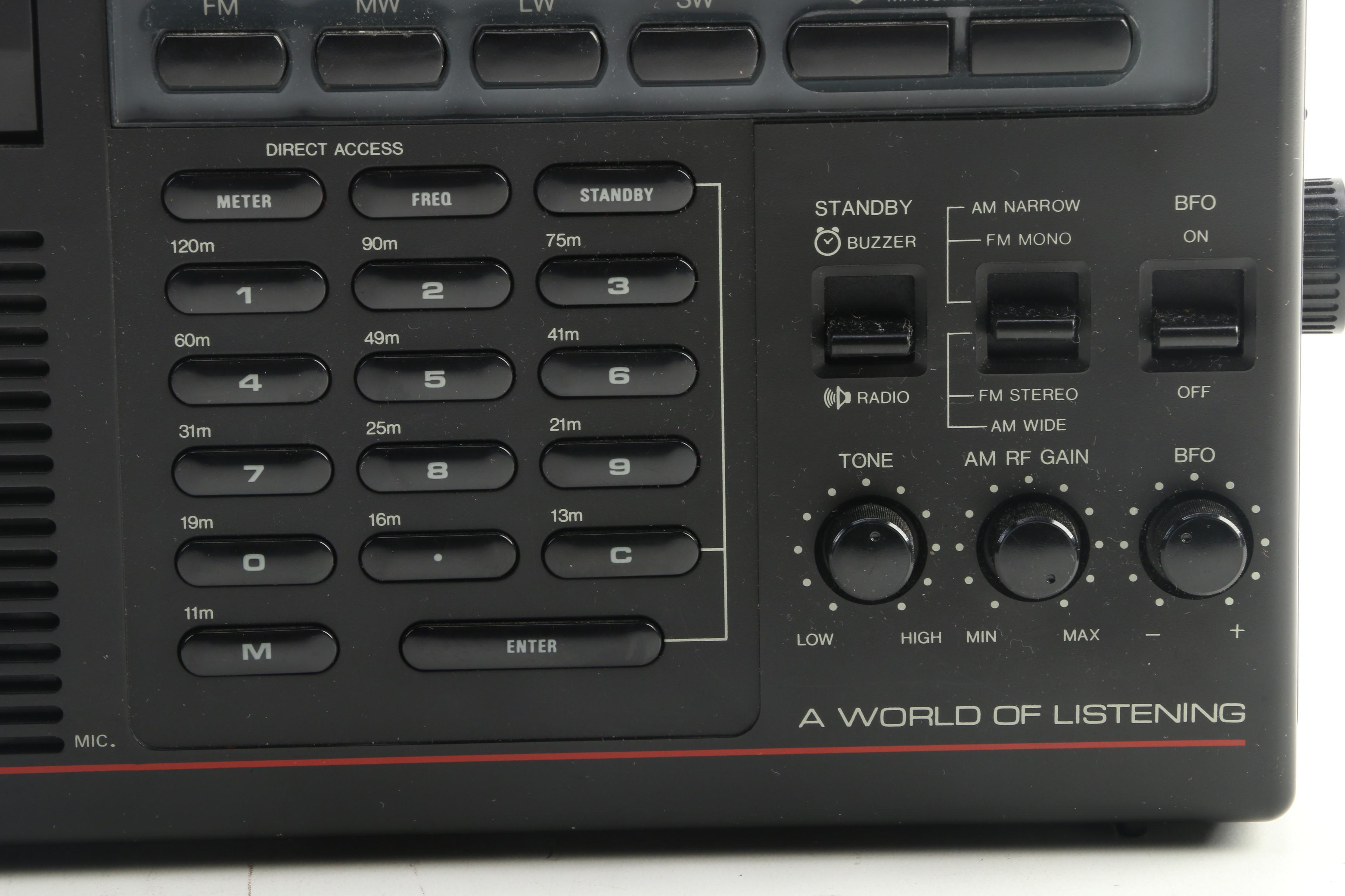 Sangean ATS 818cs FM Stereo Cassette World Receiver Radio