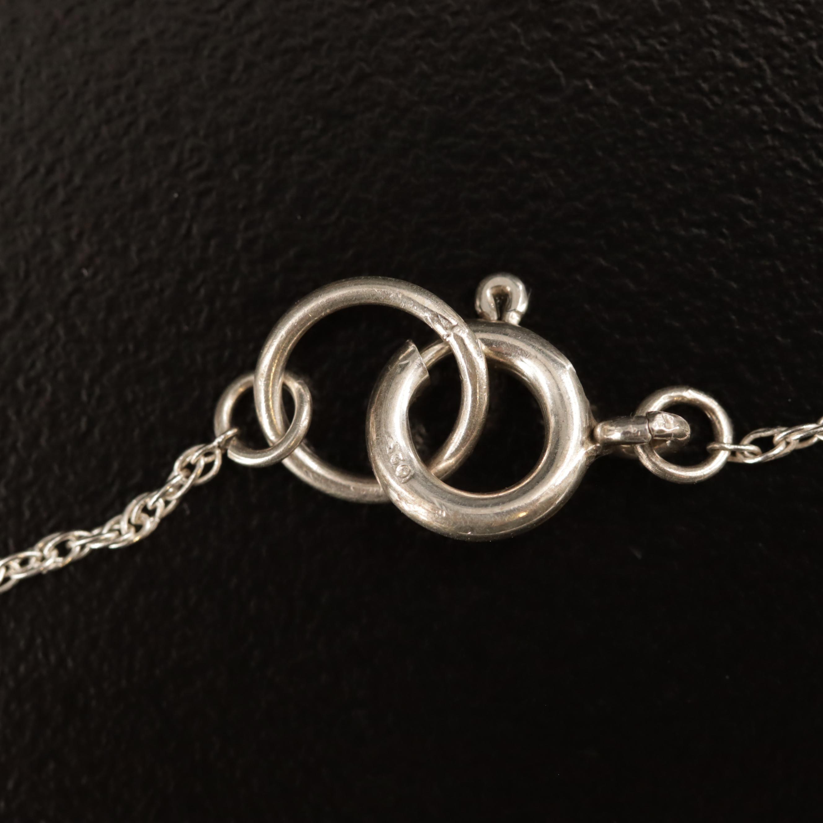 Sterling Silver Contemporary Artisan Studio Jewelry Necklace