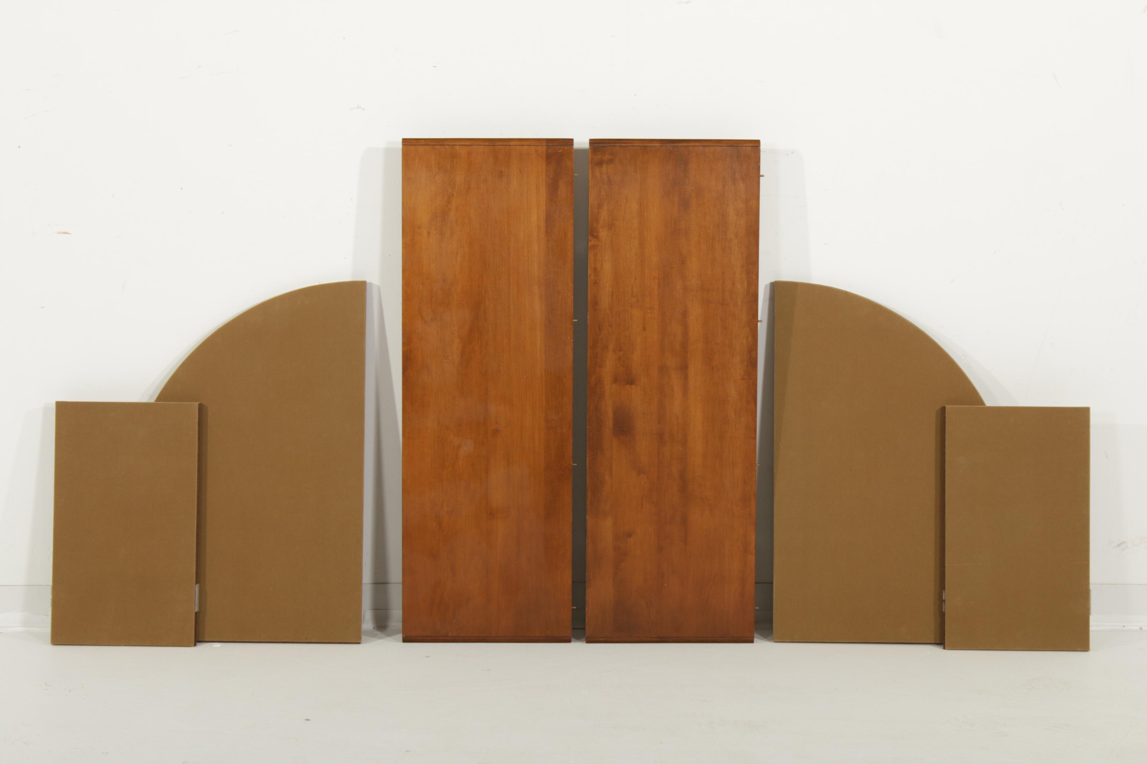 Hitchcock Maple Dining Table and Spindle Back Chairs, Mid-20th Century