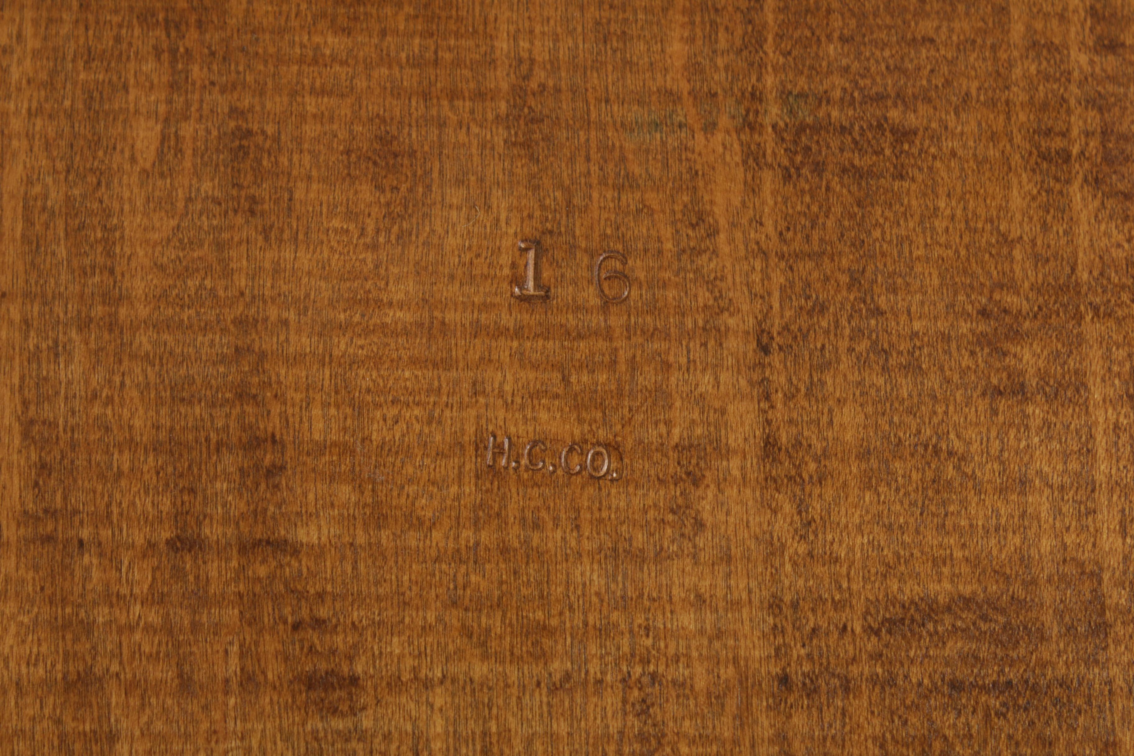 Hitchcock Maple Dining Table and Spindle Back Chairs, Mid-20th Century