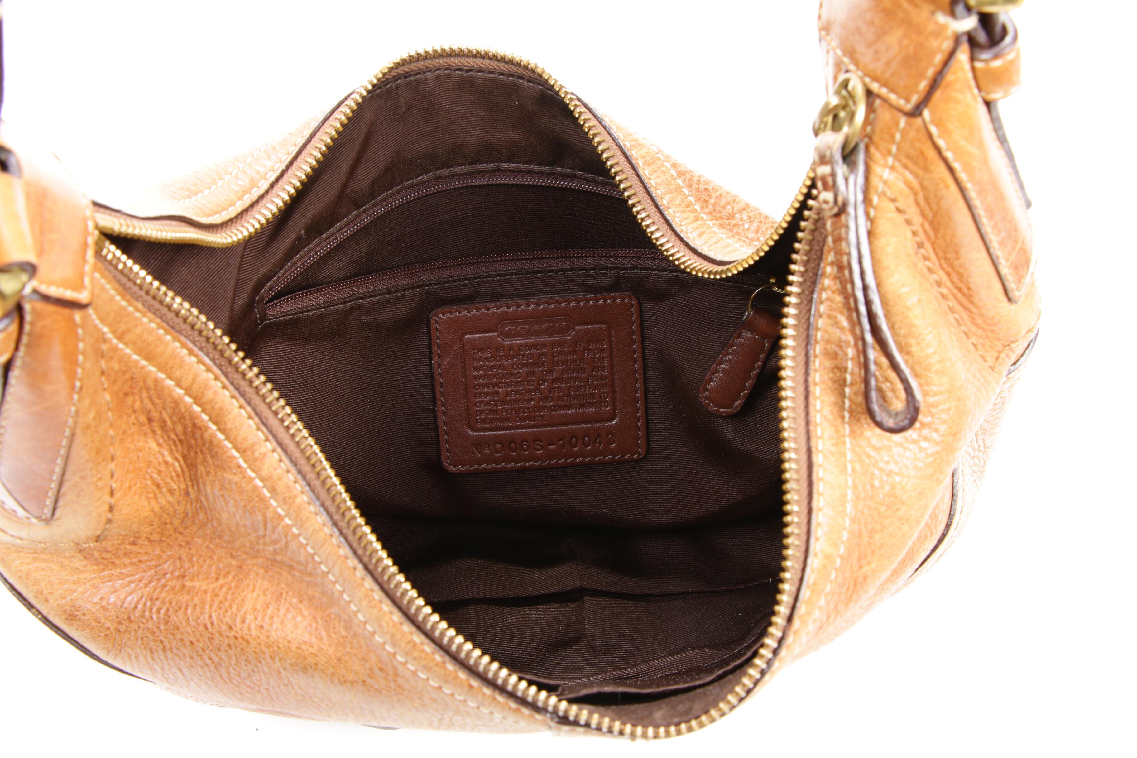 Coach Soho Braided Leather Strap Hobo Shoulder Bag