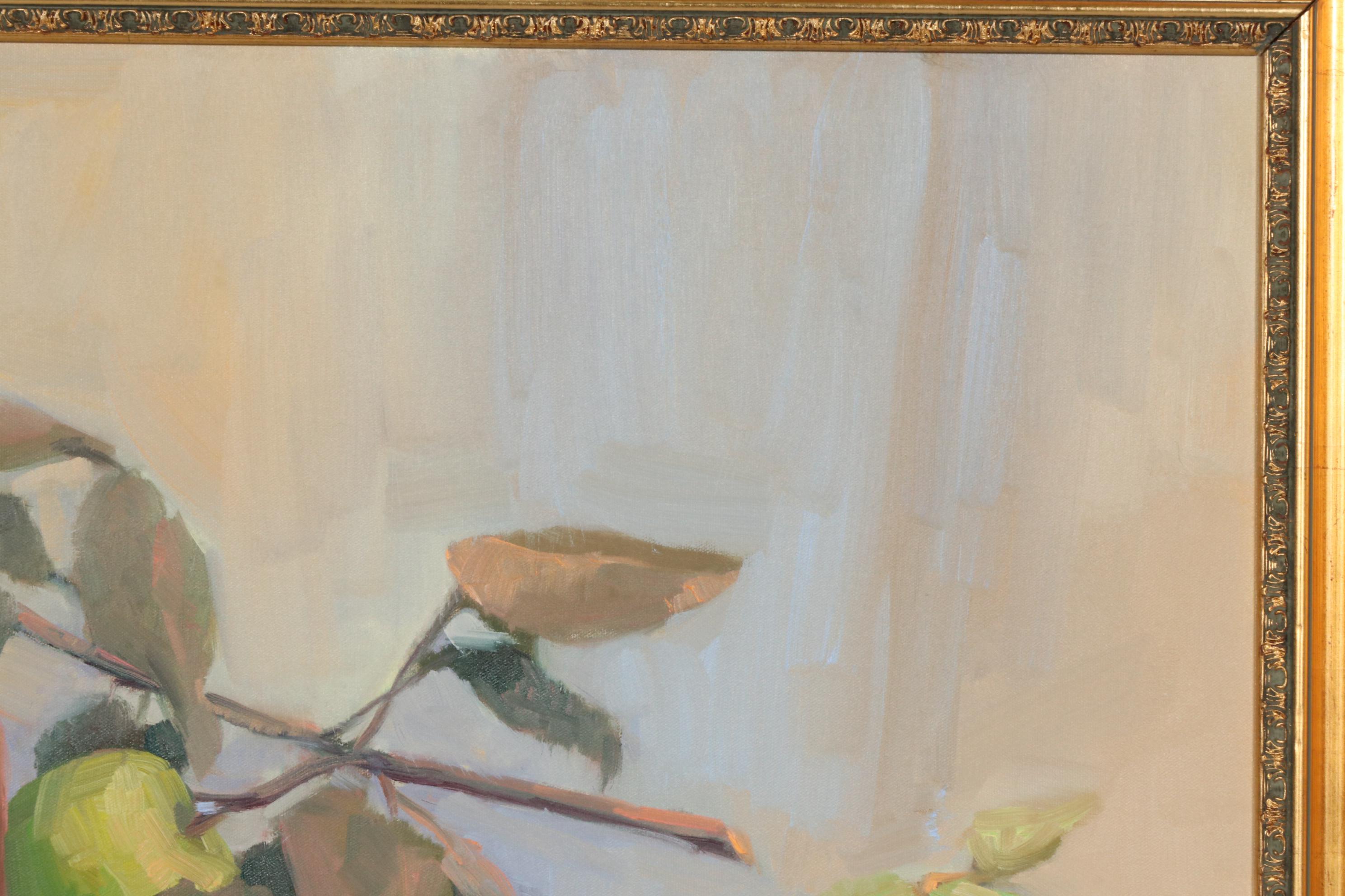 Paula V. Bacinski Oil Painting "Orange A-Peel", Late 20th Century