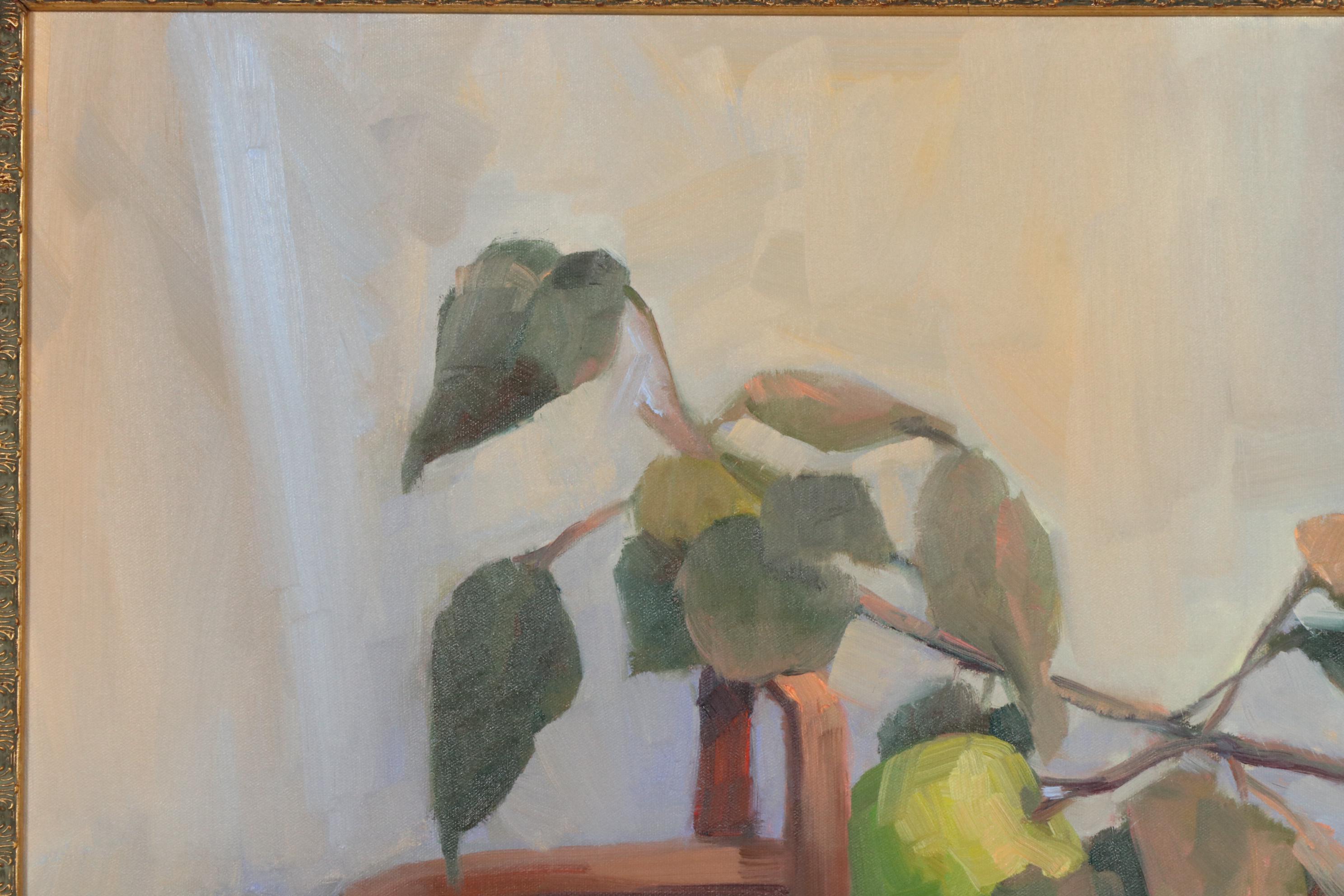 Paula V. Bacinski Oil Painting "Orange A-Peel", Late 20th Century