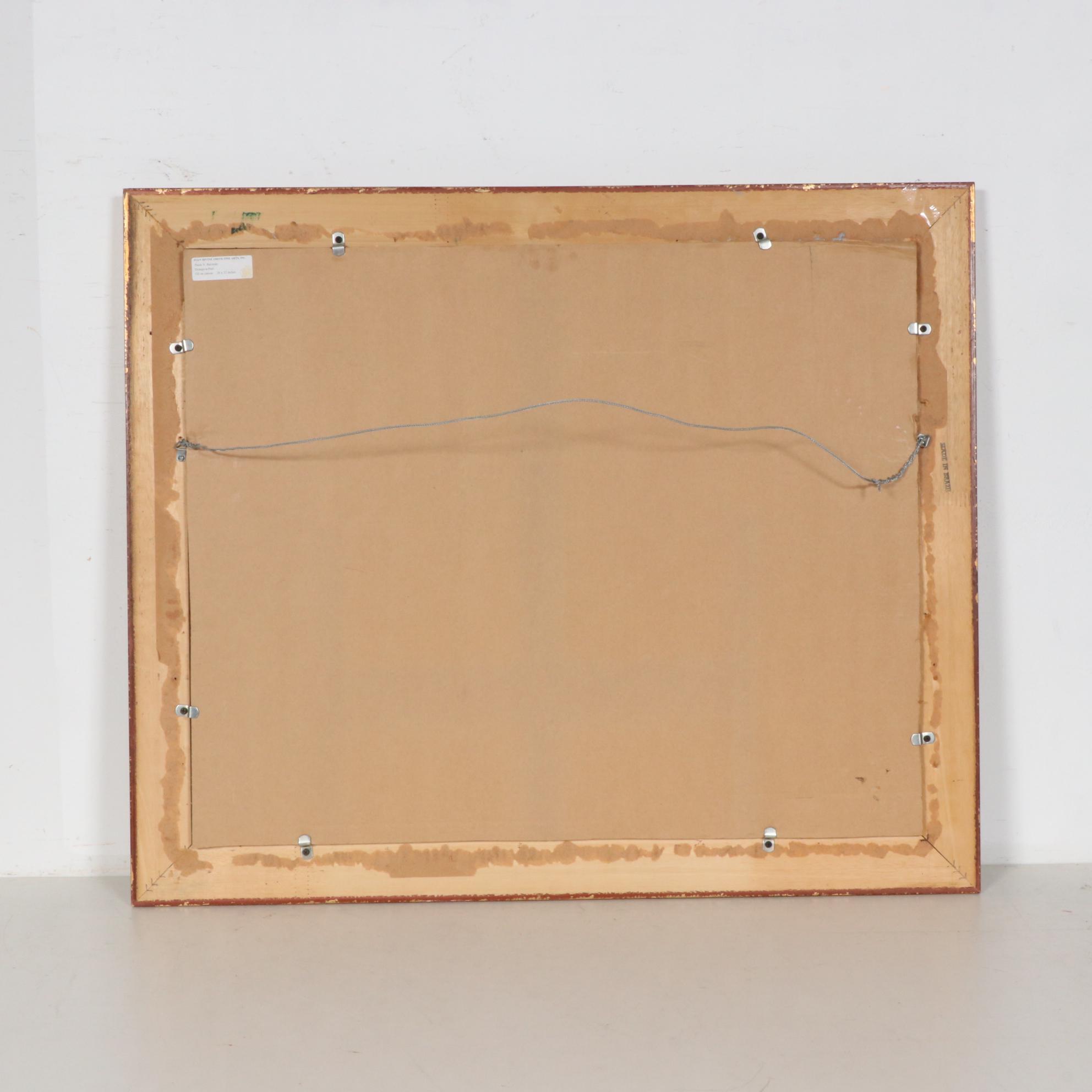 Paula V. Bacinski Oil Painting "Orange A-Peel", Late 20th Century
