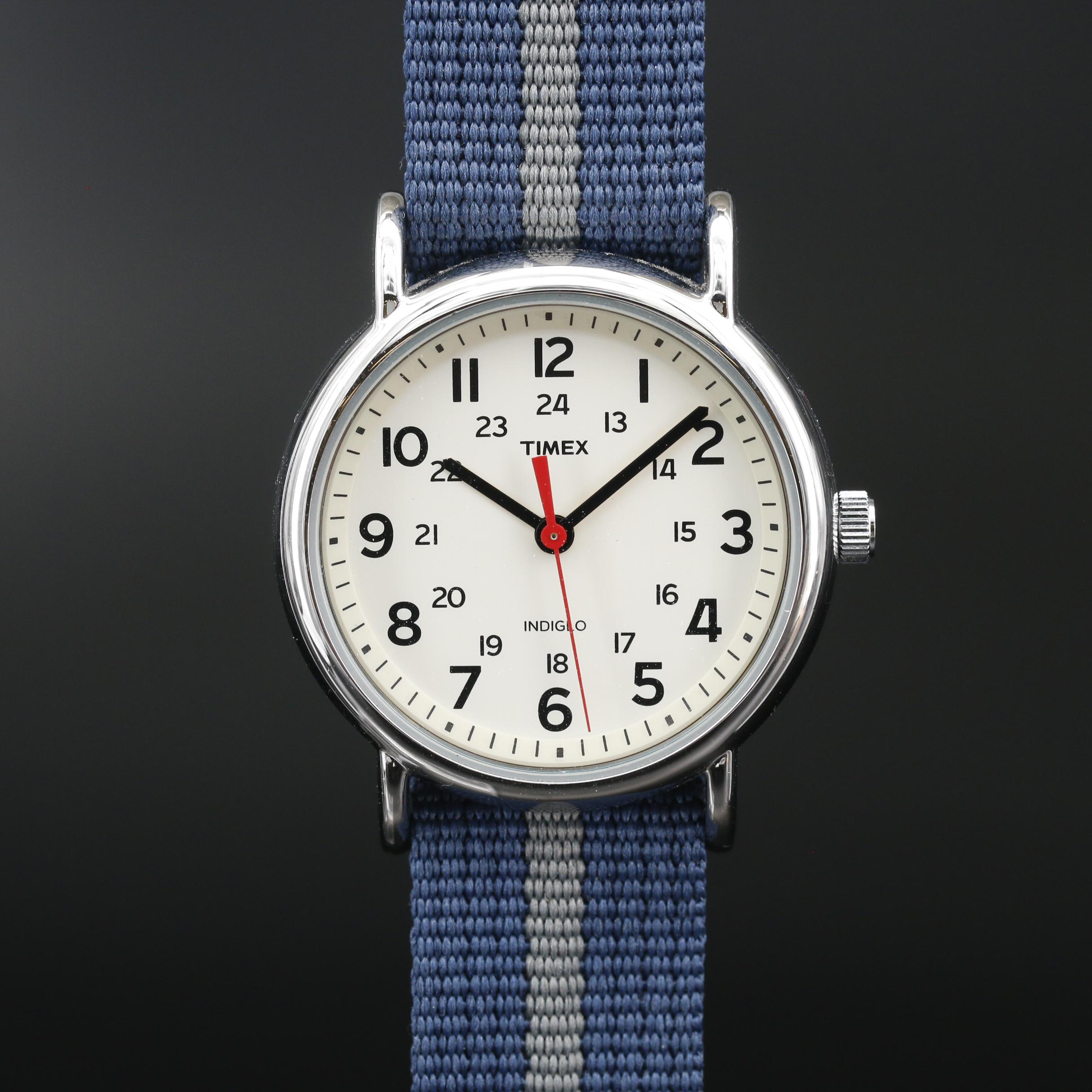 Timex Weekender Stainless Steel Quartz Watch